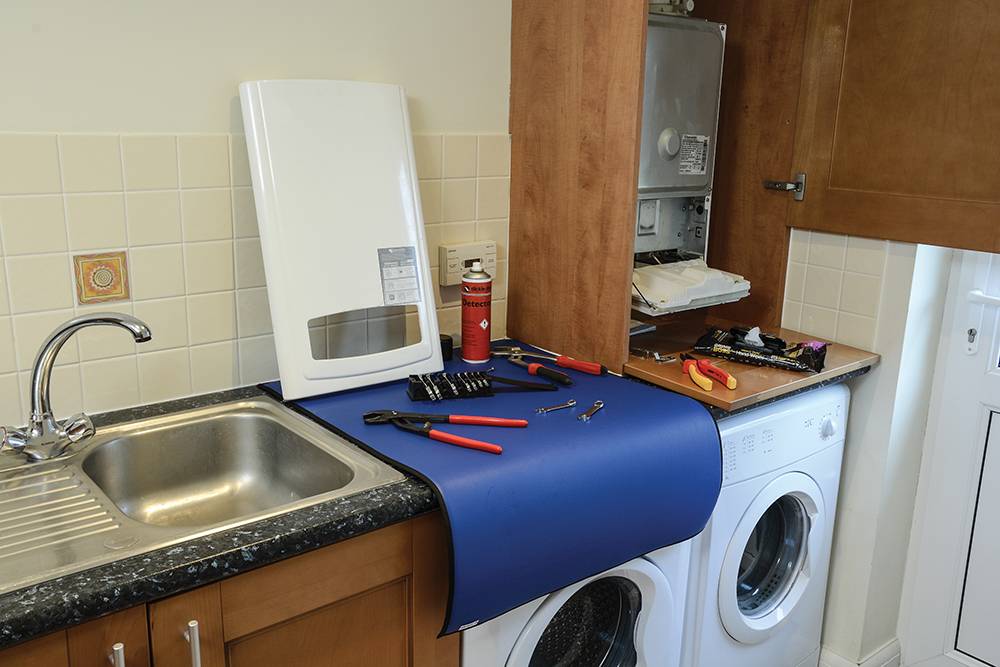 Gepolsterte Arbeitsunterlage 900 x 670 mm