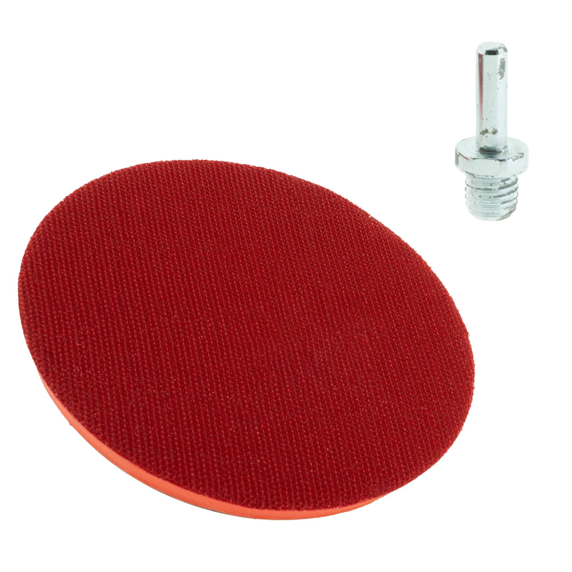 Klettschleifteller 125 mm mit Spanndorn M14