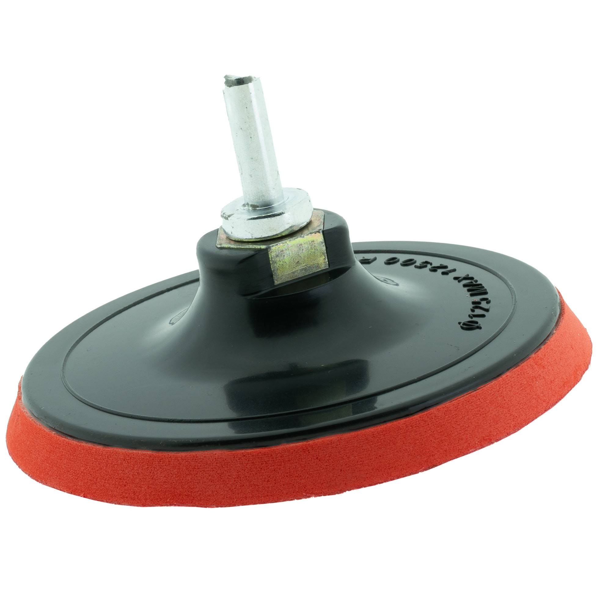Klettschleifteller 125 mm mit Spanndorn M14