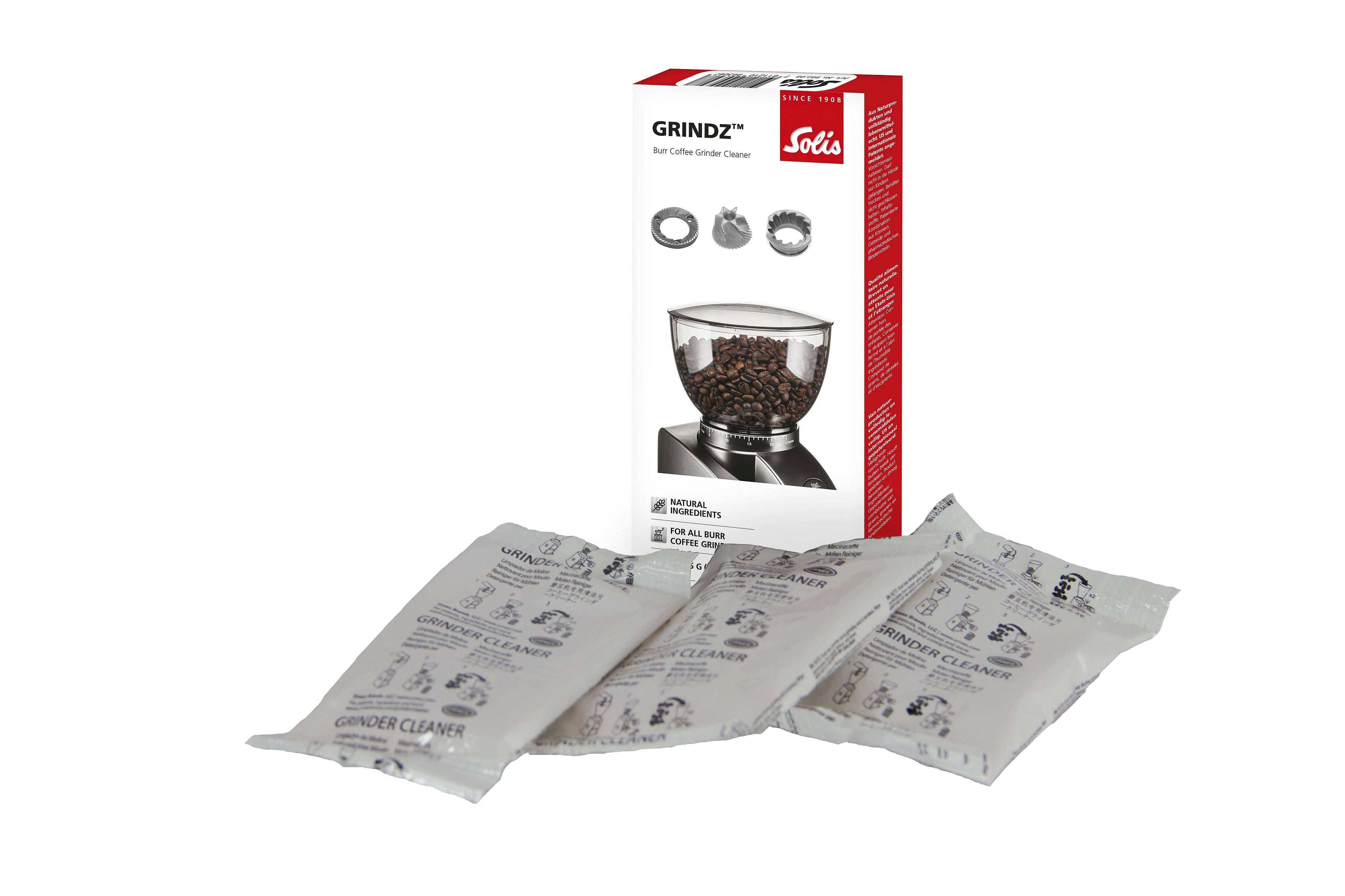 Solis Grindz™, Reinigungstabletten für Kegelkaffeemühlen, 3 x 35 g Beutel