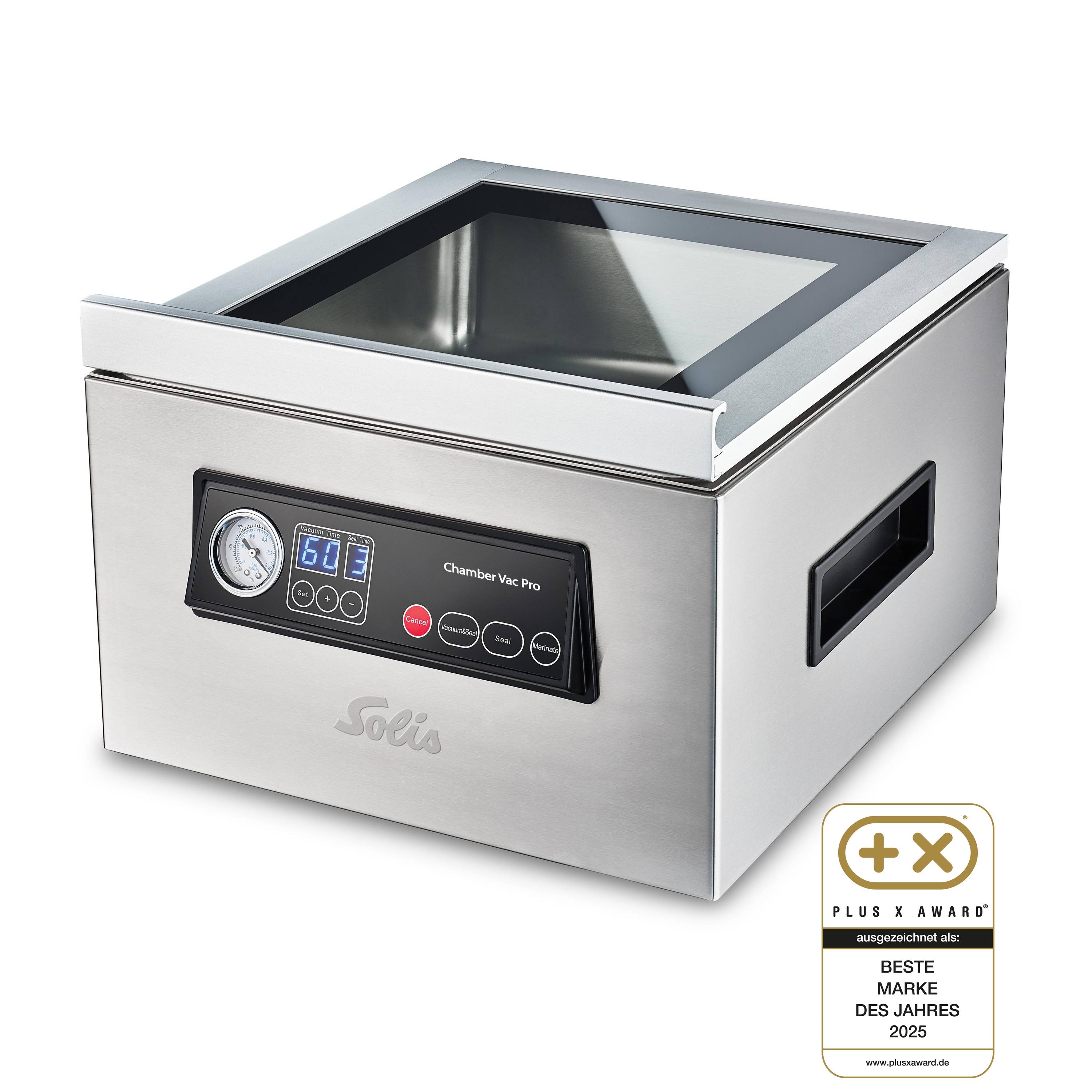 Solis Kammervakuumsystem, 350 Watt, 1.0 Bar Druck, Marinierfunktion