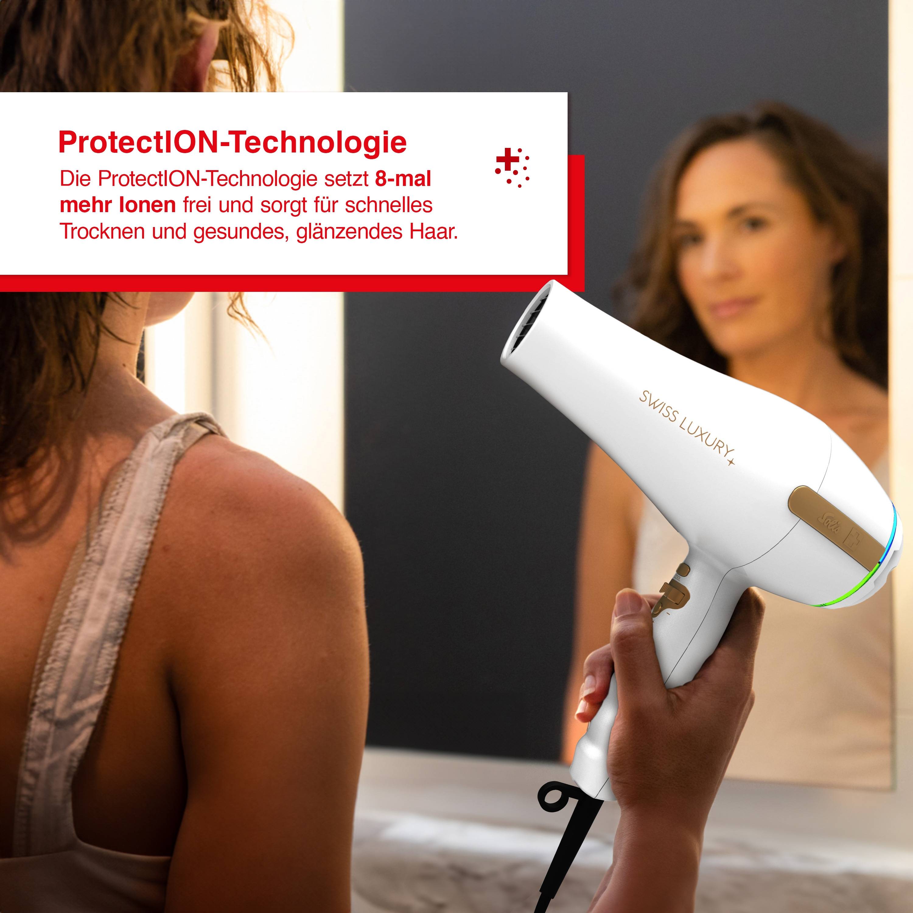 Solis Swiss Luxury Föhn, 2100 W, Ionen-Technologie, 14 Stufen + Kaltluft-Taste