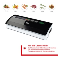Solis Vakuumiergerät, 120 Watt, 0.8 Bar Druck, Vakuumschlauch, inkl. 18 Beutel Solis Vakuumiergerät, 120 Watt, 0.8 Bar Druck, Vakuumschlauch, inkl. 18 Beutel