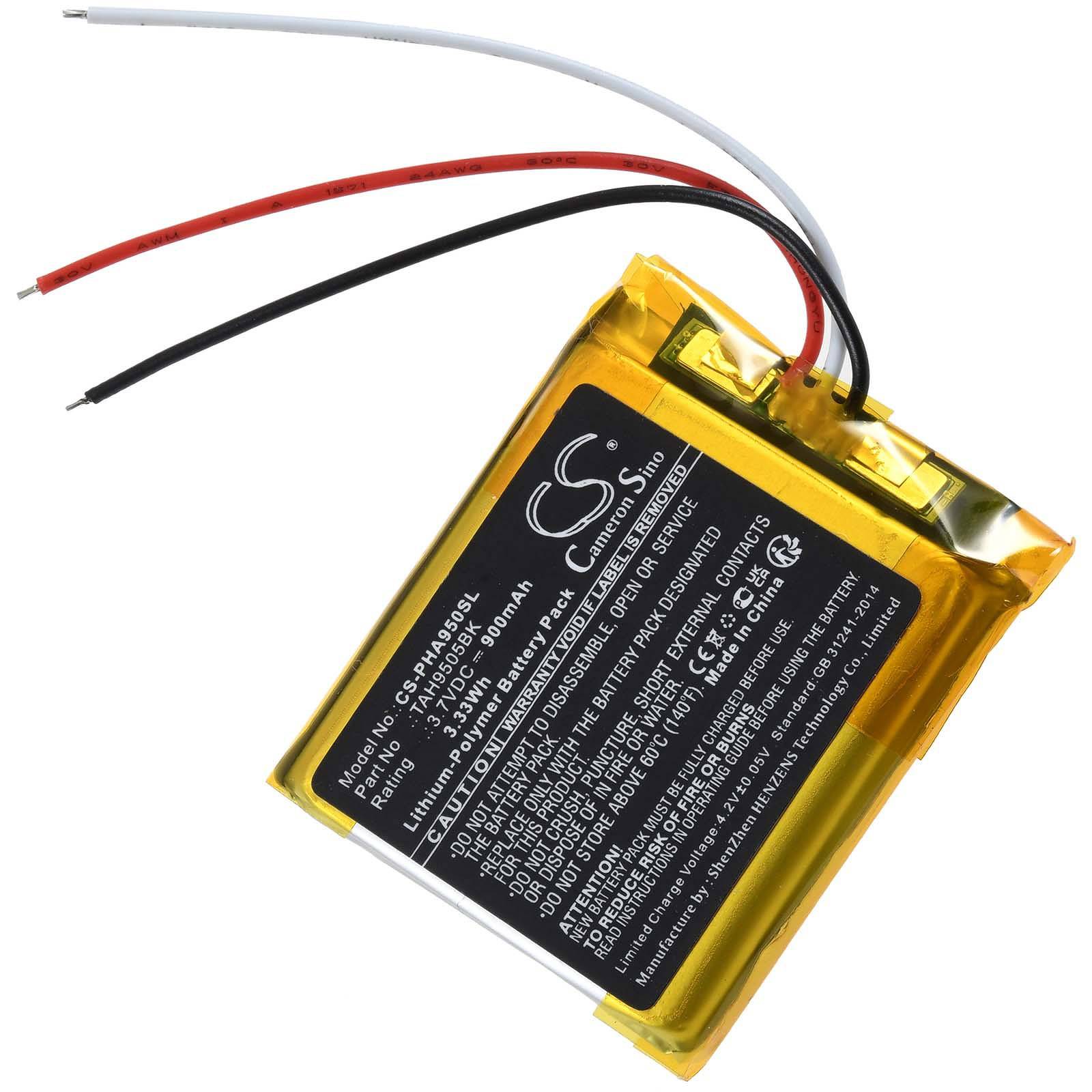 Powery Akku für Over-Ear-Kopfhörer Philips TAH9505BK, 3,7V, Li-Polymer