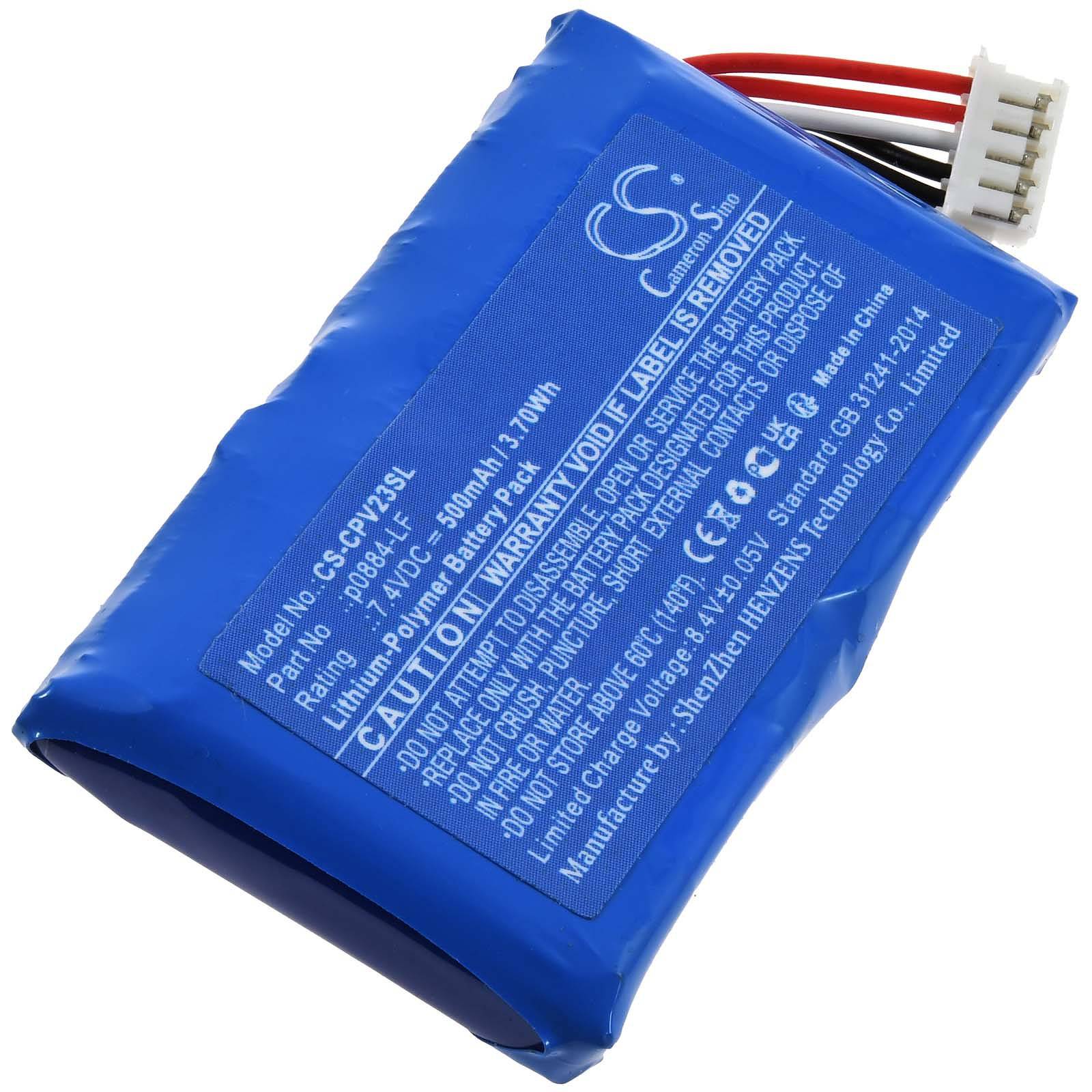 Powery Akku passend für mini Fotodrucker Canon PV123 / PV123A / Typ p0884-LF, 7,4V, Li-Polymer