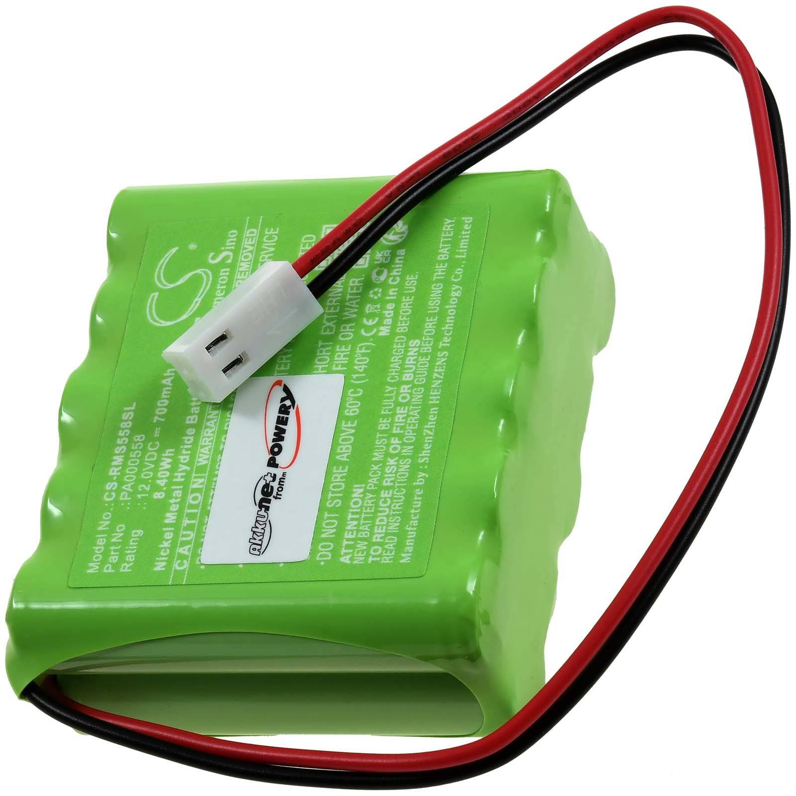 Powery Akku für Rollladen, Rollladenantrieb Roma 4508470 / Typ PA000558, 12V, NiMH