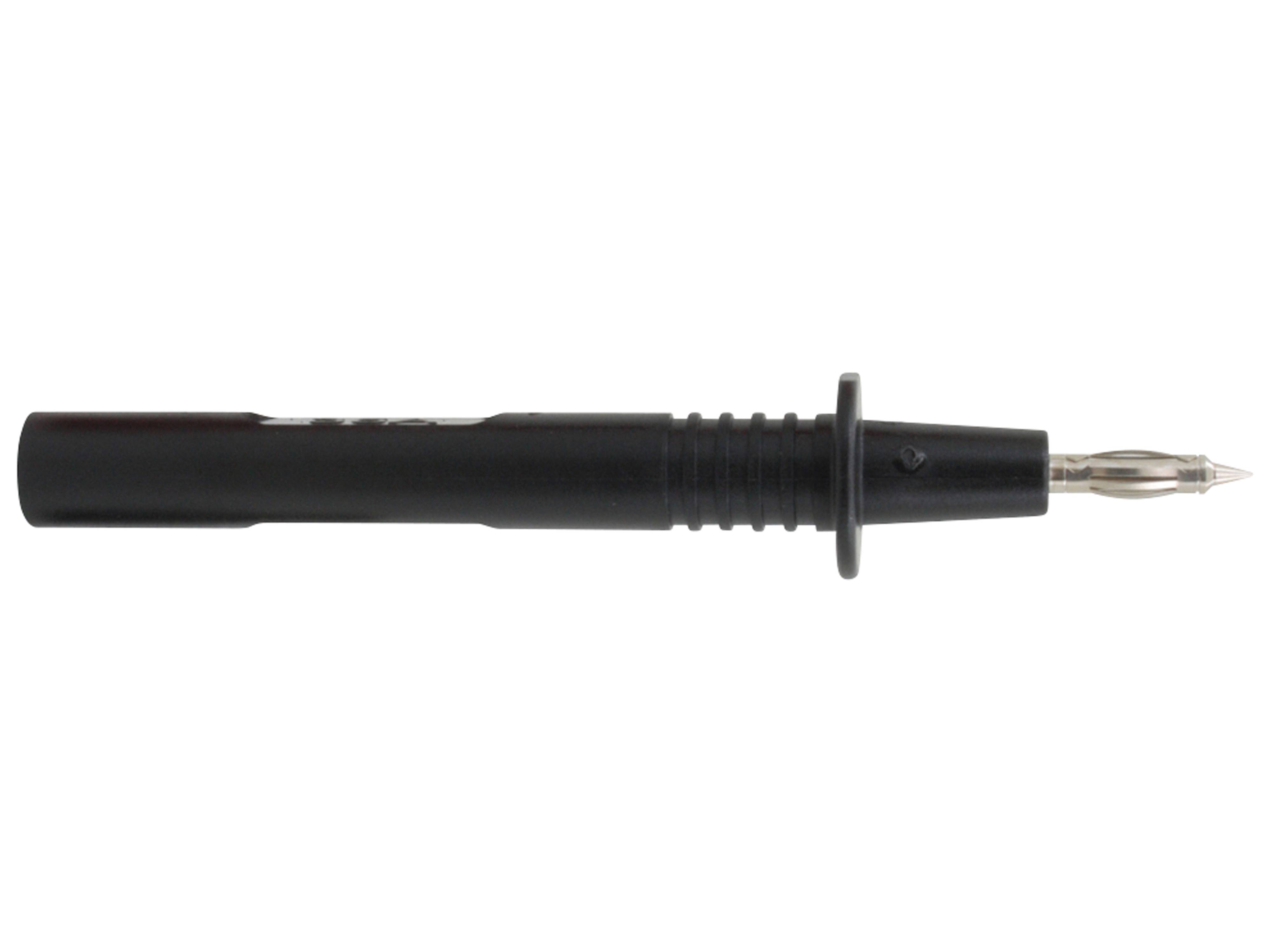 DONAU ELEKTRONIK Kontakt Testspitze, 4mm, schwarz, 4011