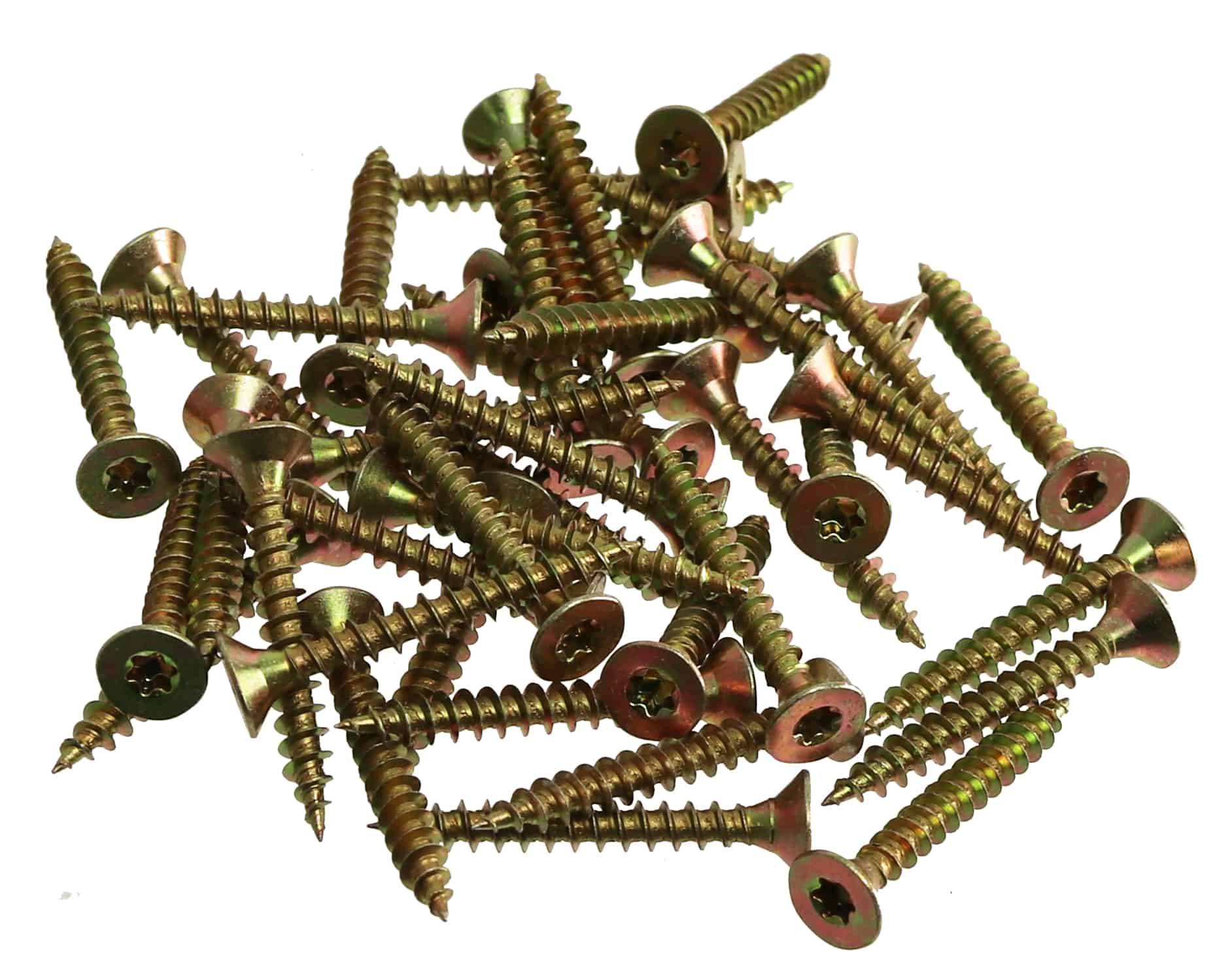 MASTERPROOF Spanplattenschrauben, 40x5,0 mm, 40 Stück, Innenstern