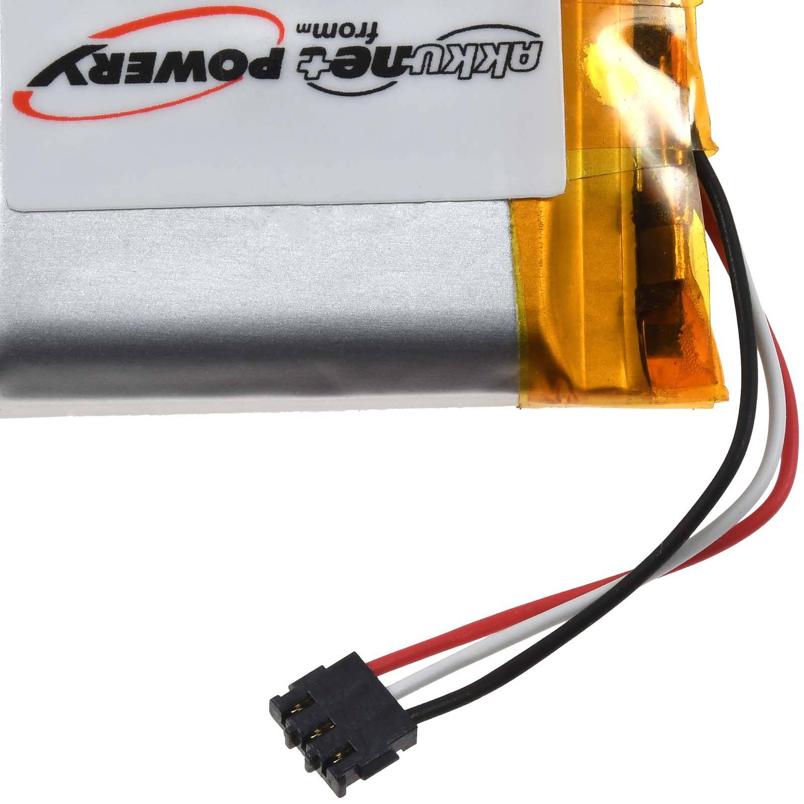 Powery Akku passend für Funkmikrofonsystem DJI MIC RX, MIC TX, Typ PCT502025, 3,7V, Li-Polymer