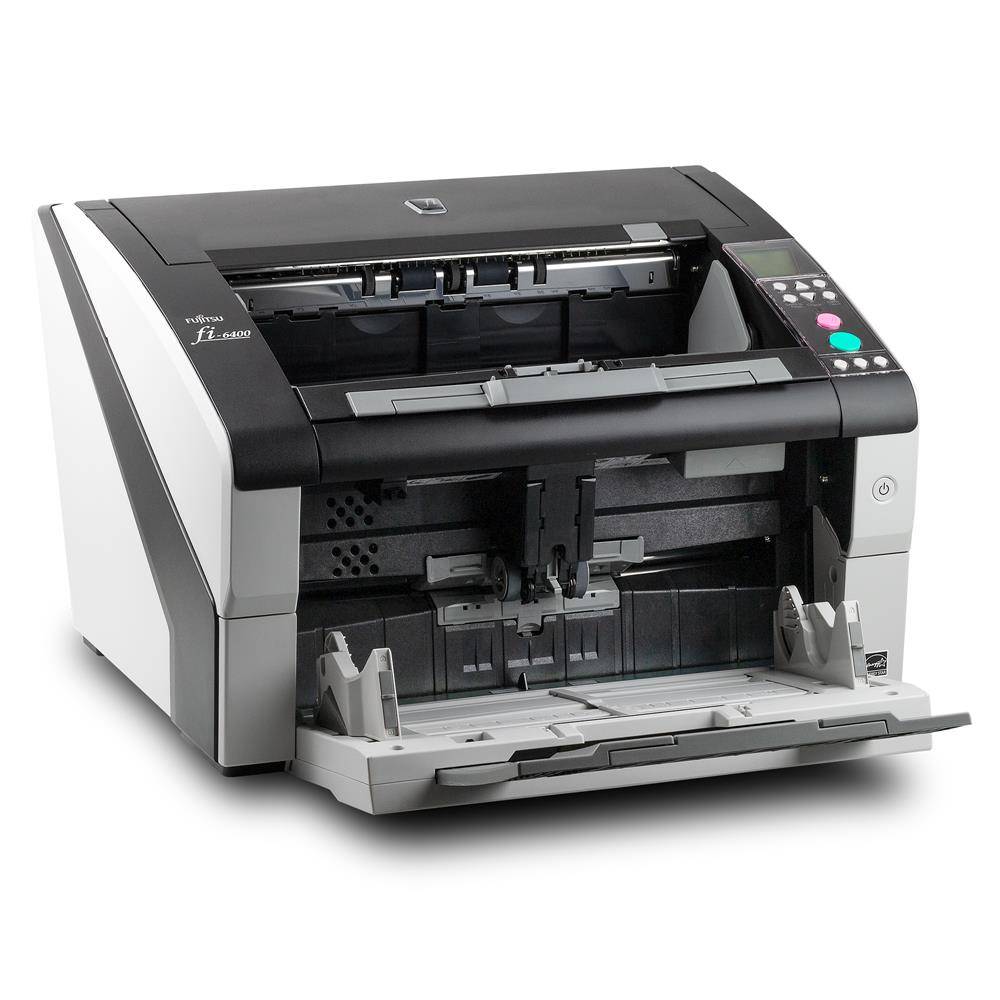 Fujitsu fi-6400 (Refurbished) Dokumentenscanner (100 S/min. farbe, 600x600 dpi, ADF, Duplex, USB, bis DIN A3)