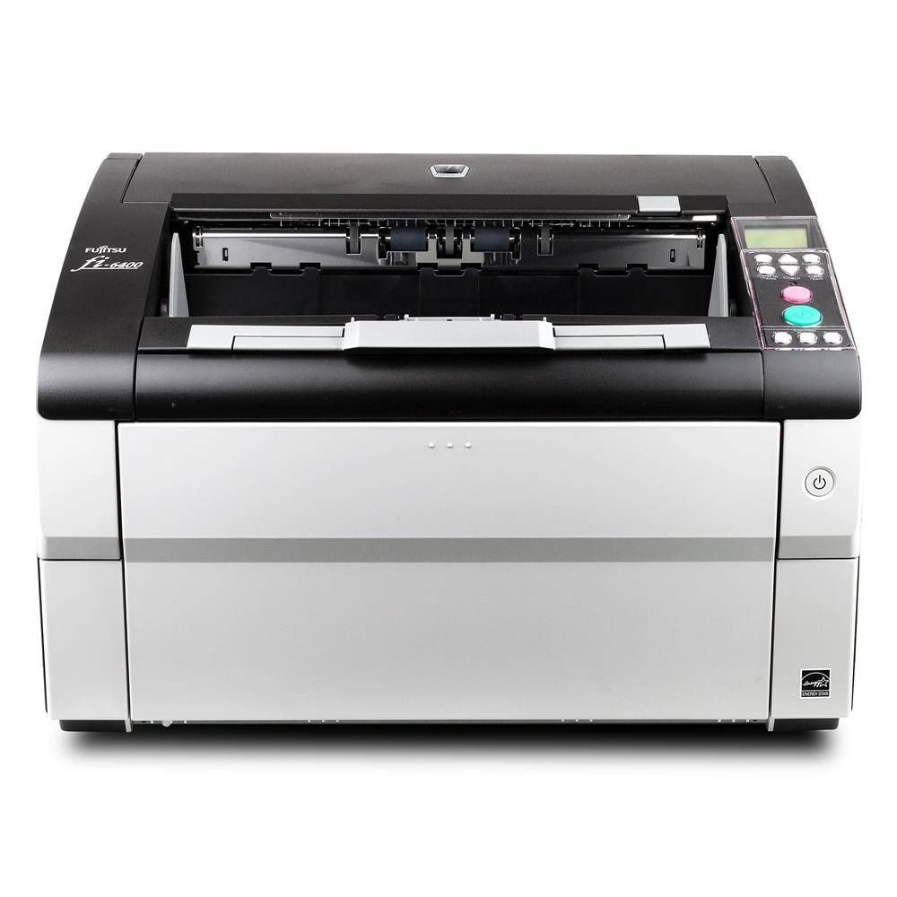 Fujitsu fi-6400 (Refurbished) Dokumentenscanner (100 S/min. farbe, 600x600 dpi, ADF, Duplex, USB, bis DIN A3)