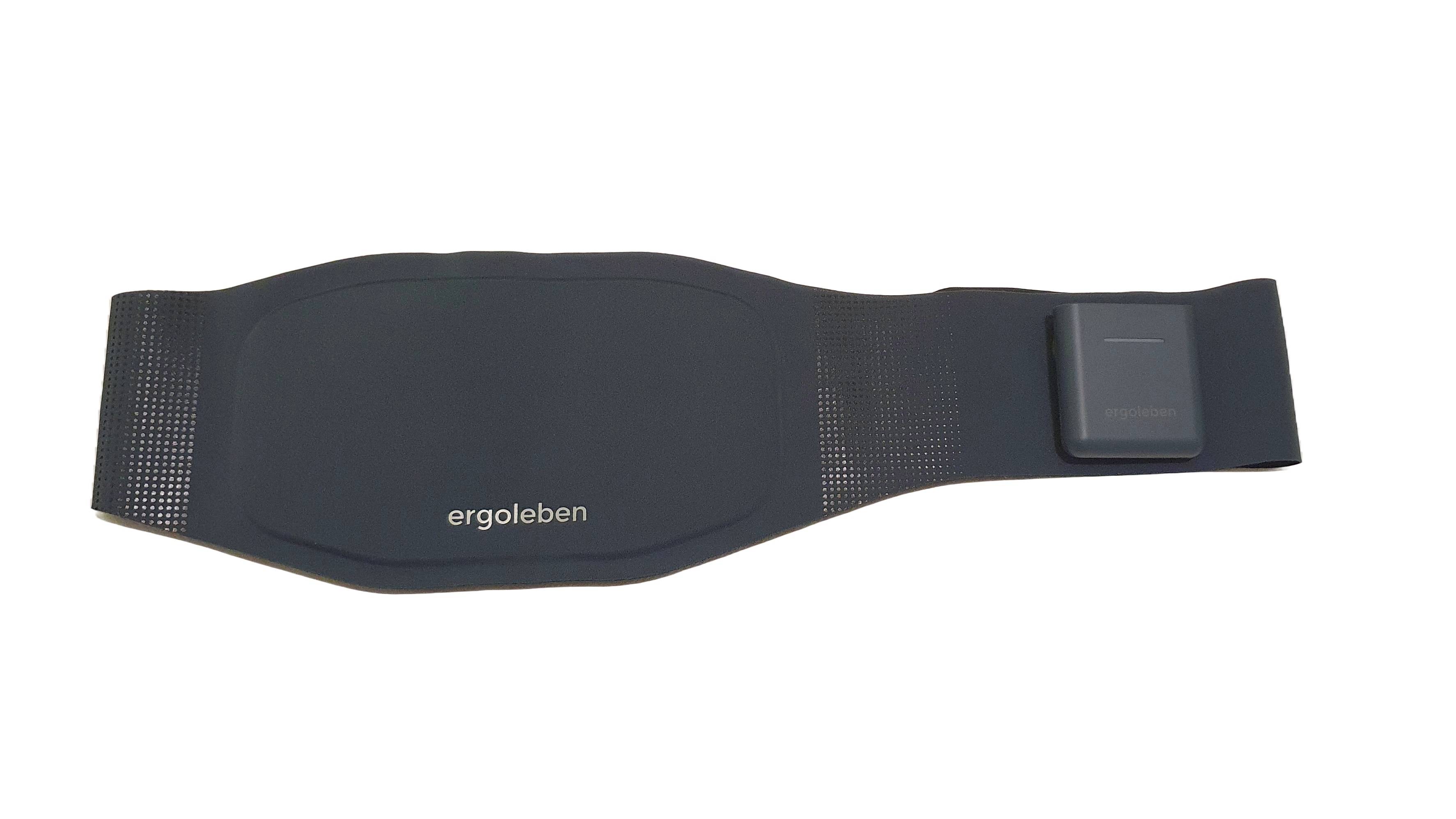 ERGOLEBEN Super Slim EMS Massage Heizgürtel Pro | Rückentrainer Stimulation Rücken Muskulatur | Muskelaufbau Verbesserung Körper Haltung | Unisex