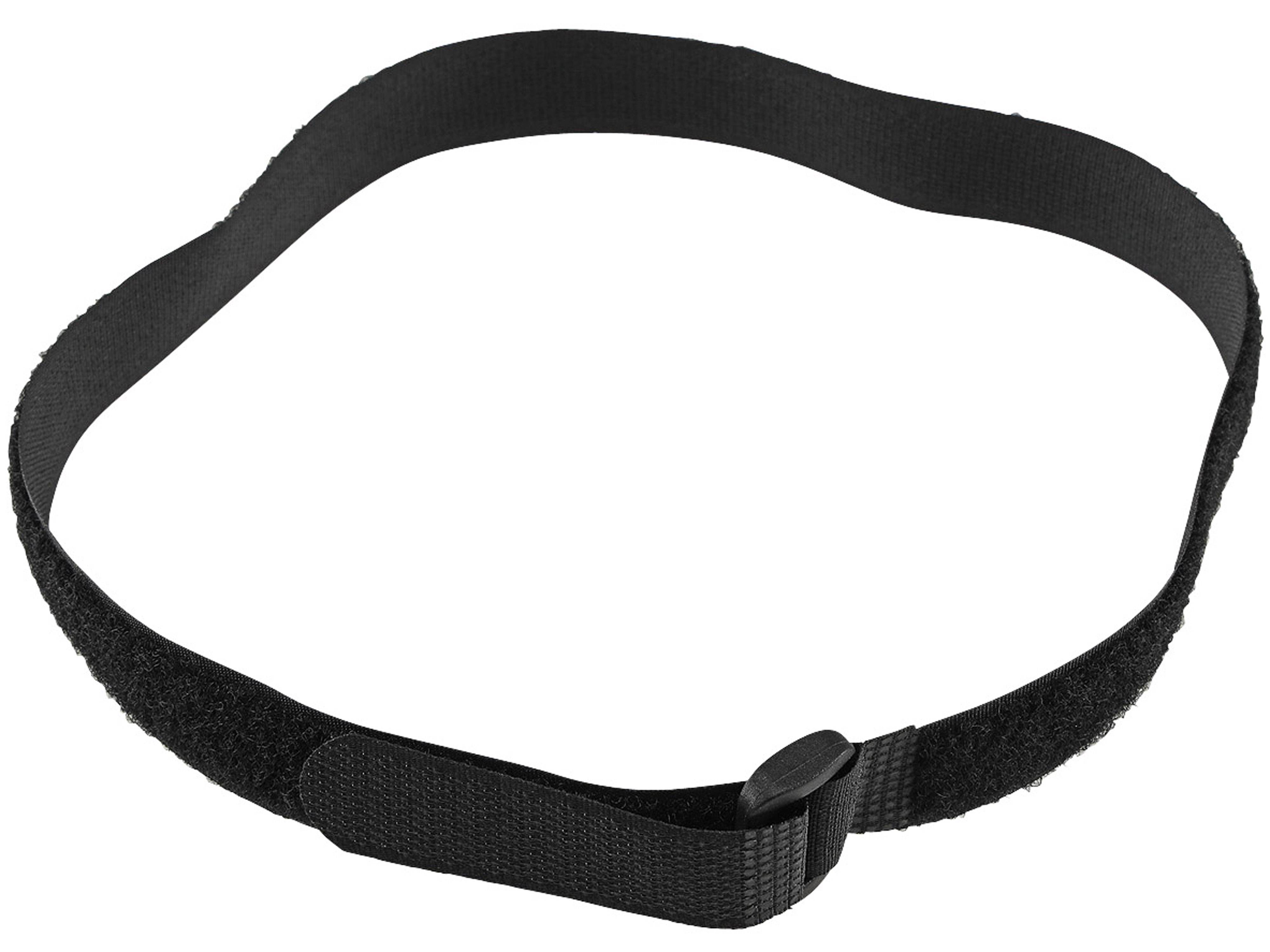 CHILITEC Klettband-Set mit Öse, 50x2 cm, schwarz, 5 Stück