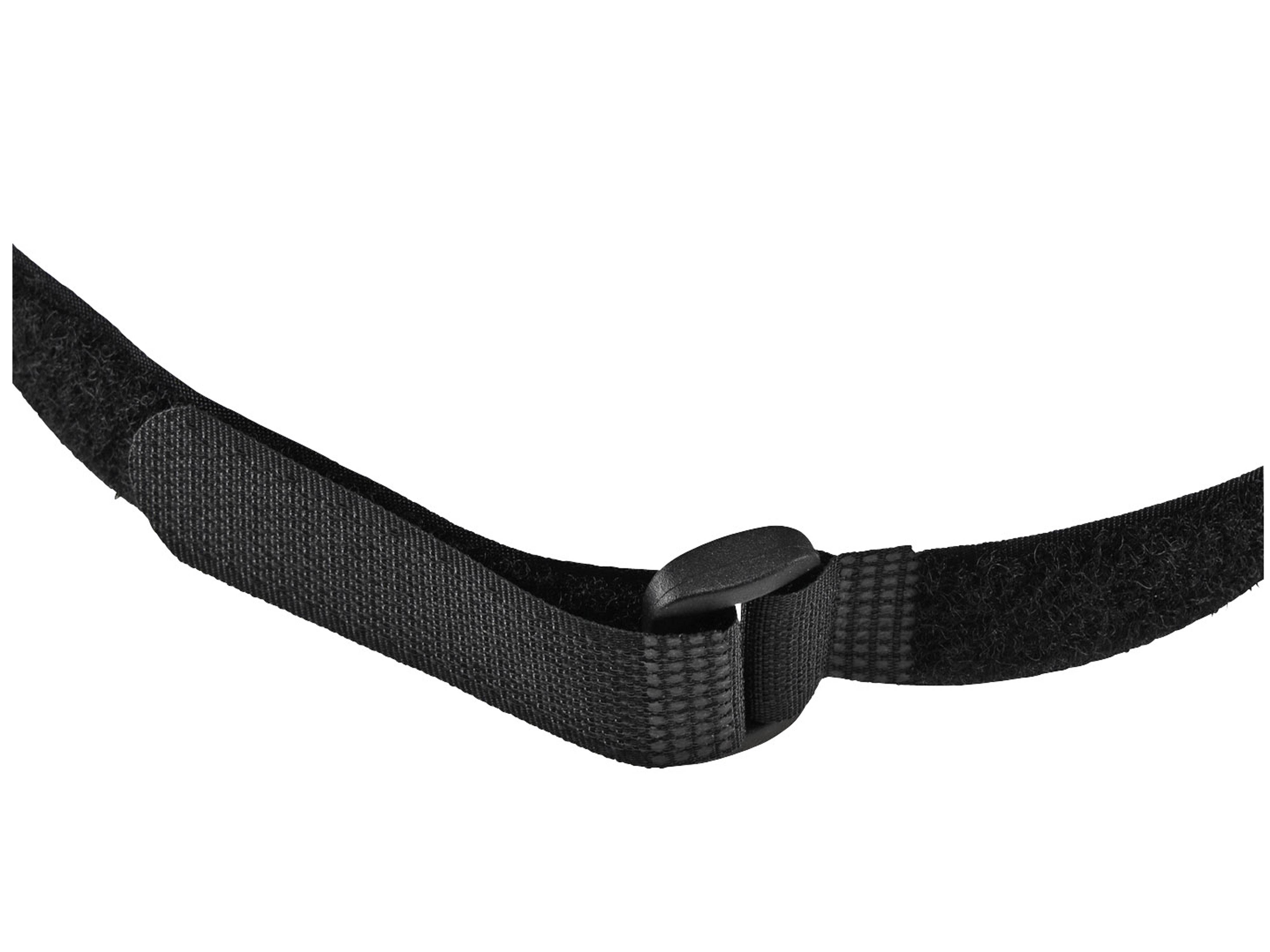 CHILITEC Klettband-Set mit Öse, 50x2 cm, schwarz, 5 Stück