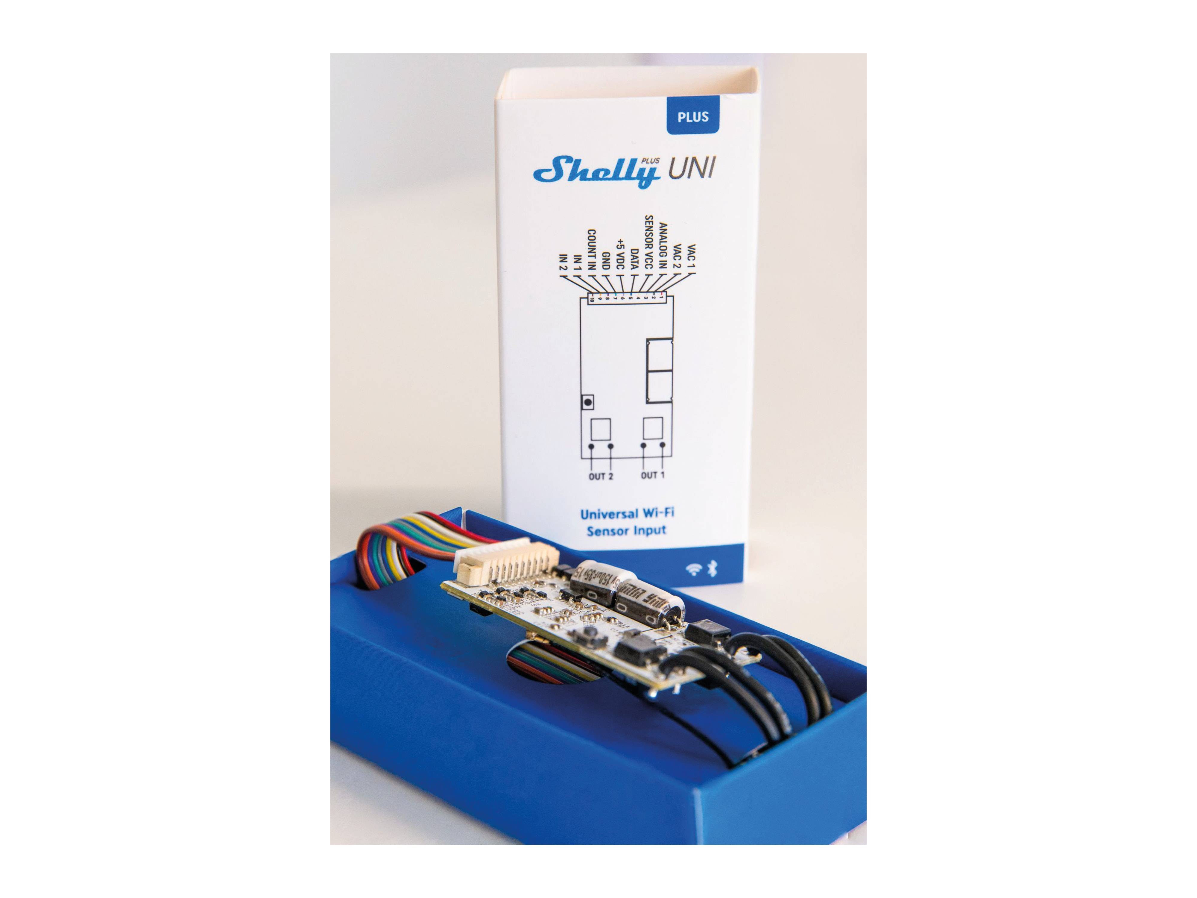 Shelly Plus UNI Universal, WiFi-Steuerung