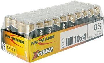 Batterie AA ANSMANN 40er 40x Mignon, LR6/1.5V/40er Box (5015681-888)