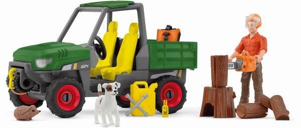 Schleich - Farm World - Waldbauer mit Fahrzeug