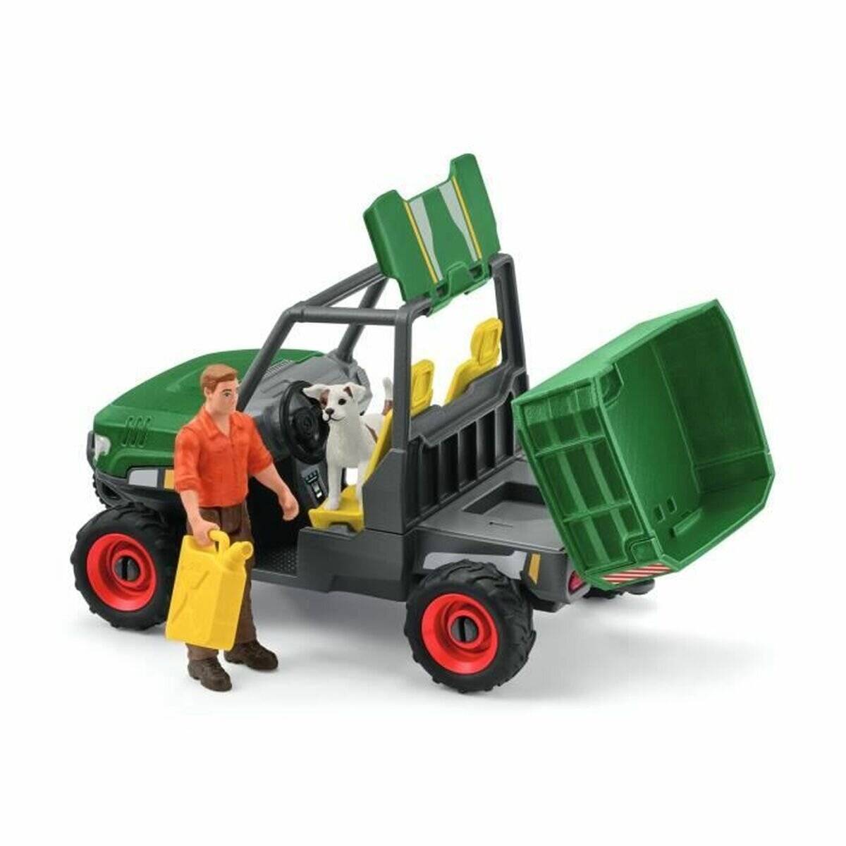 Schleich Farm World Waldbauer mit Fahrzeug, Spielfigur