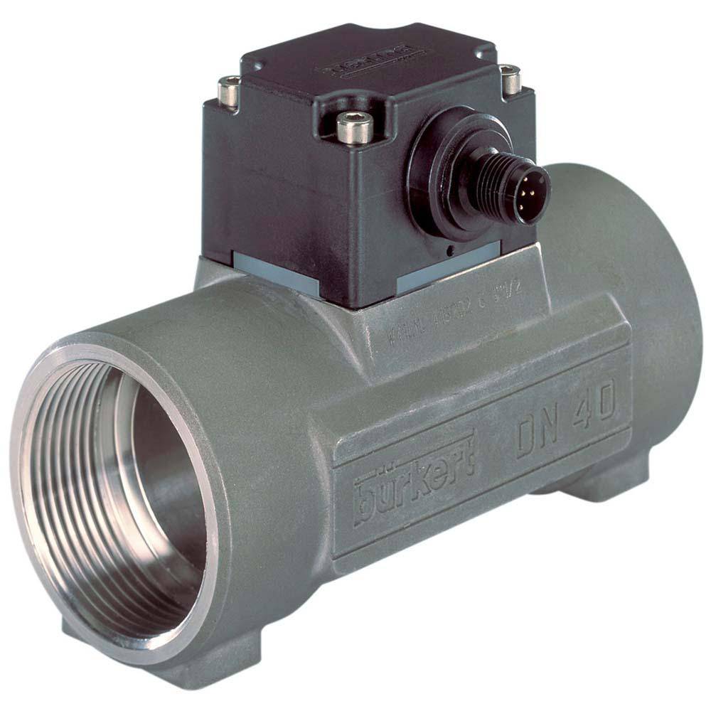 Durchflussmessgerät mit Flügelrad - Typ 8012 - PVC Klebemuffe 1 1/2 " - 1 Analog-, und 1 Digitalausgang - Preis per Stück