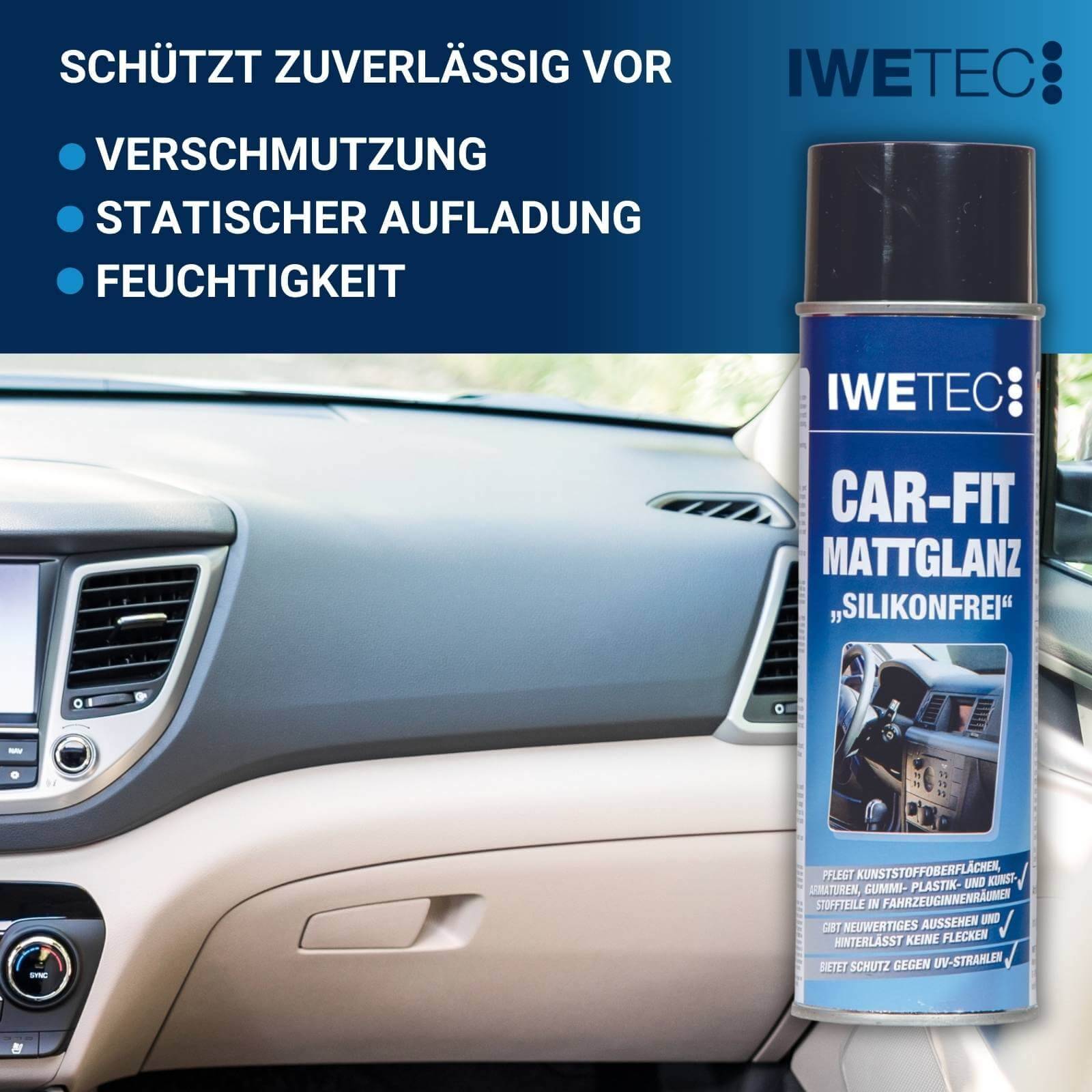 IWETEC Cockpitspray CAR-FIT mattglanz 500ml
