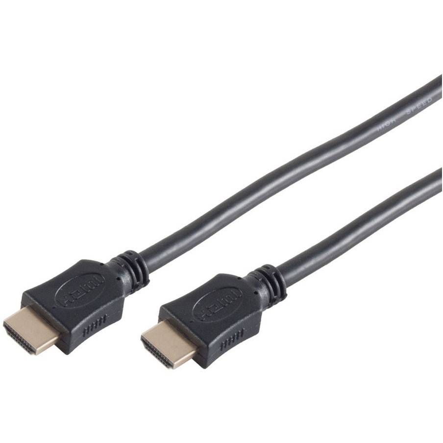 HDMI (ST-ST) 1,5m HighSpeed Anschlusskabel 4K Schwarz Kabel & Adapter Display