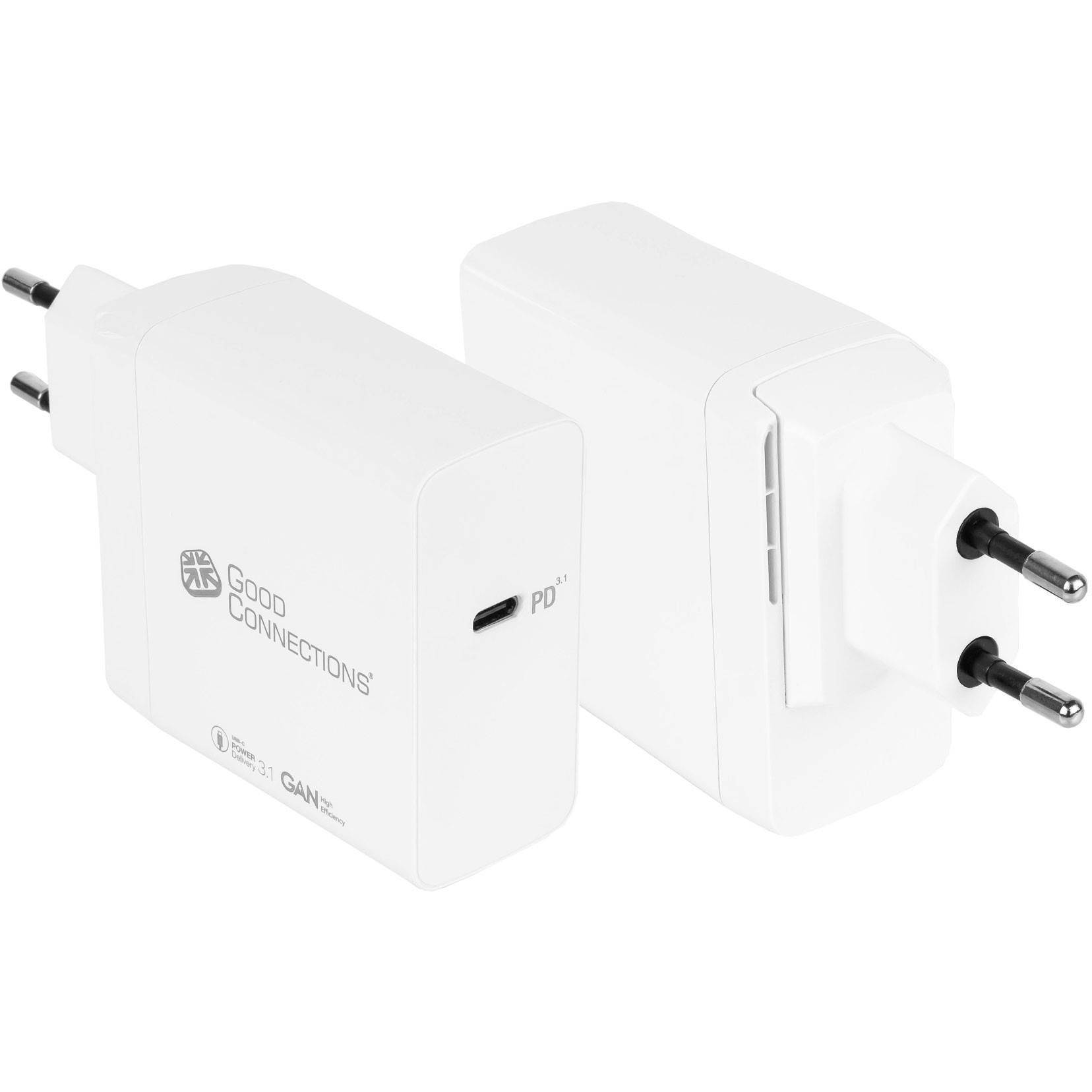 GoodConnections Charger 140W USB-C QC5.0 incl. 1.2m Cable Weiß Tablets & Smartphones Smartphone