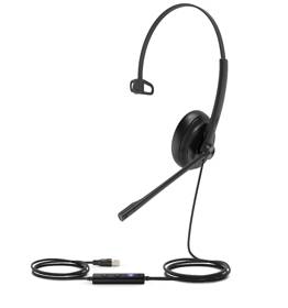 Yealink USB Headset UH34 Mono Teams Eingabe / Ausgabe Kopfhörer & Headsets
