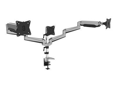 DIGITUS TIS 15-27 3TFT 5Gelenke silber Max.6KG Gasfeder Multimedia-Technik Tischhalter für Monitor