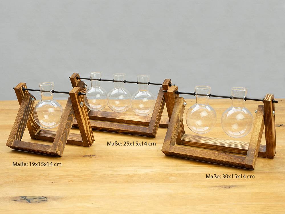 Deko-Blumenvase "Rundkolben"