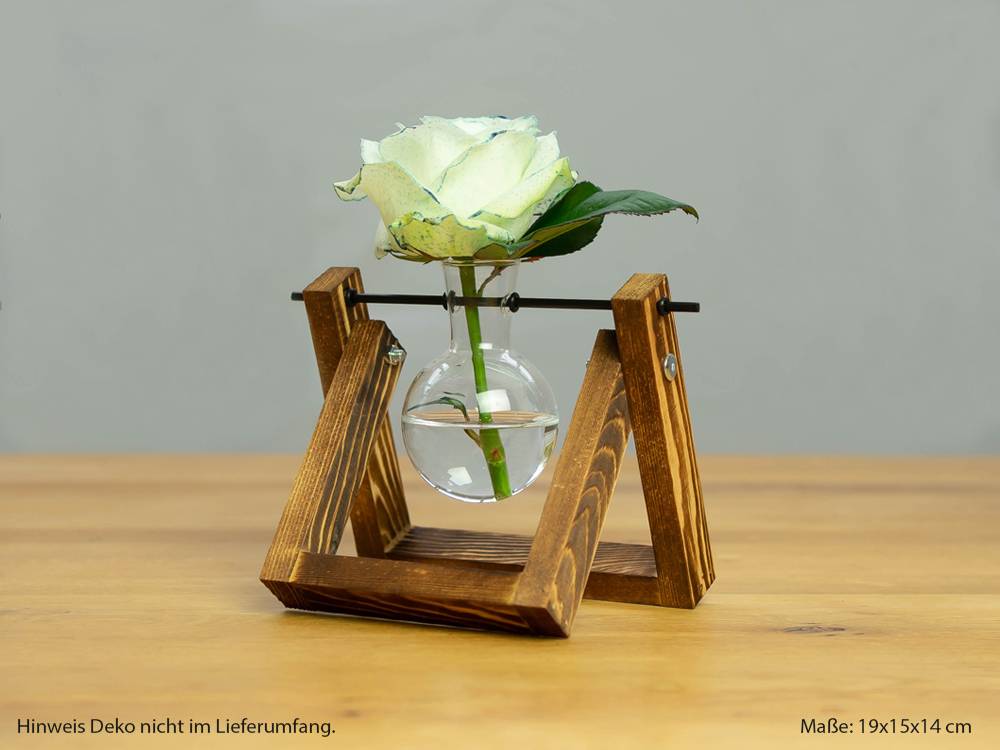 Deko-Blumenvase "Rundkolben"