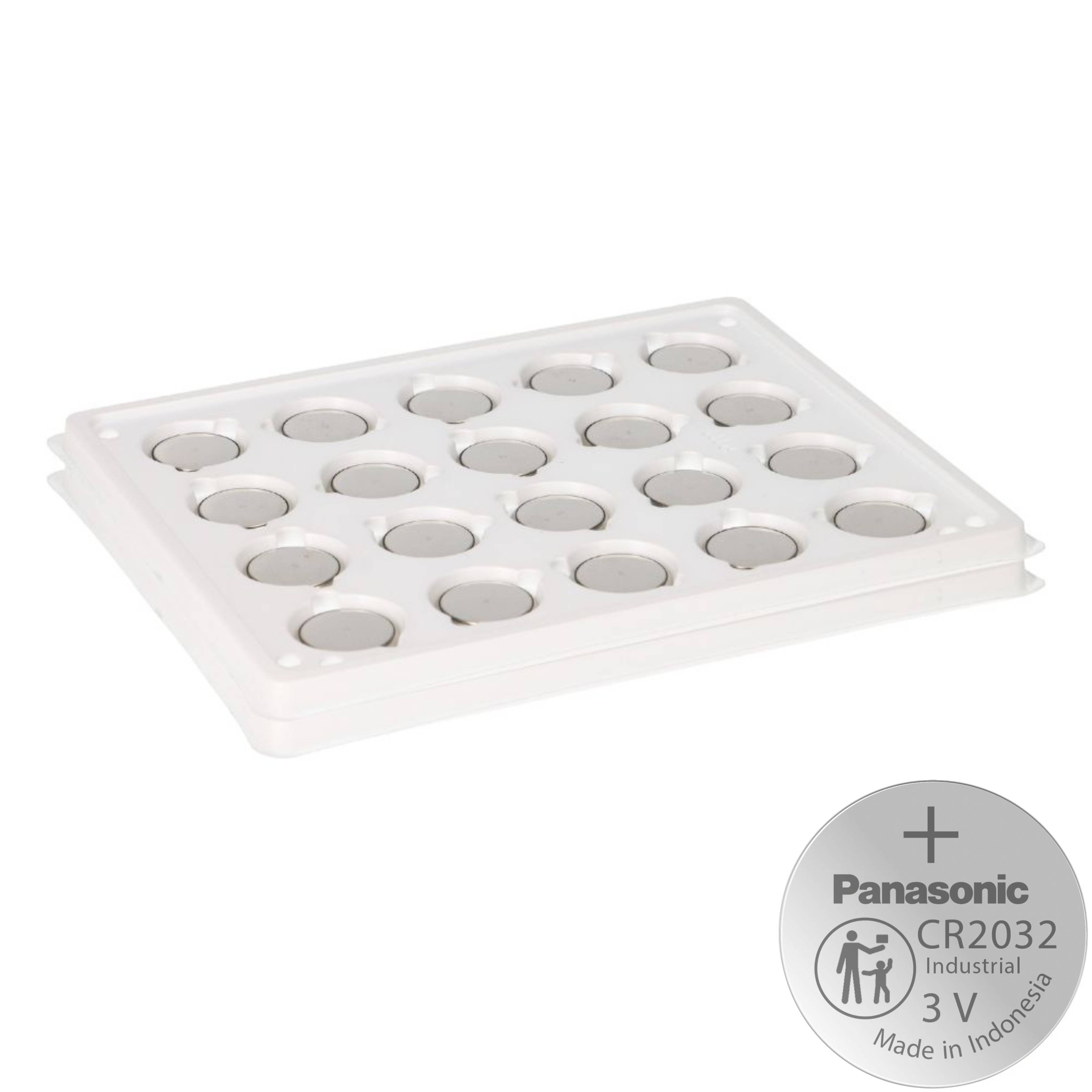 40x Panasonic CR2032 Batterie Lithium Knopfzelle CR2032BS Bulk