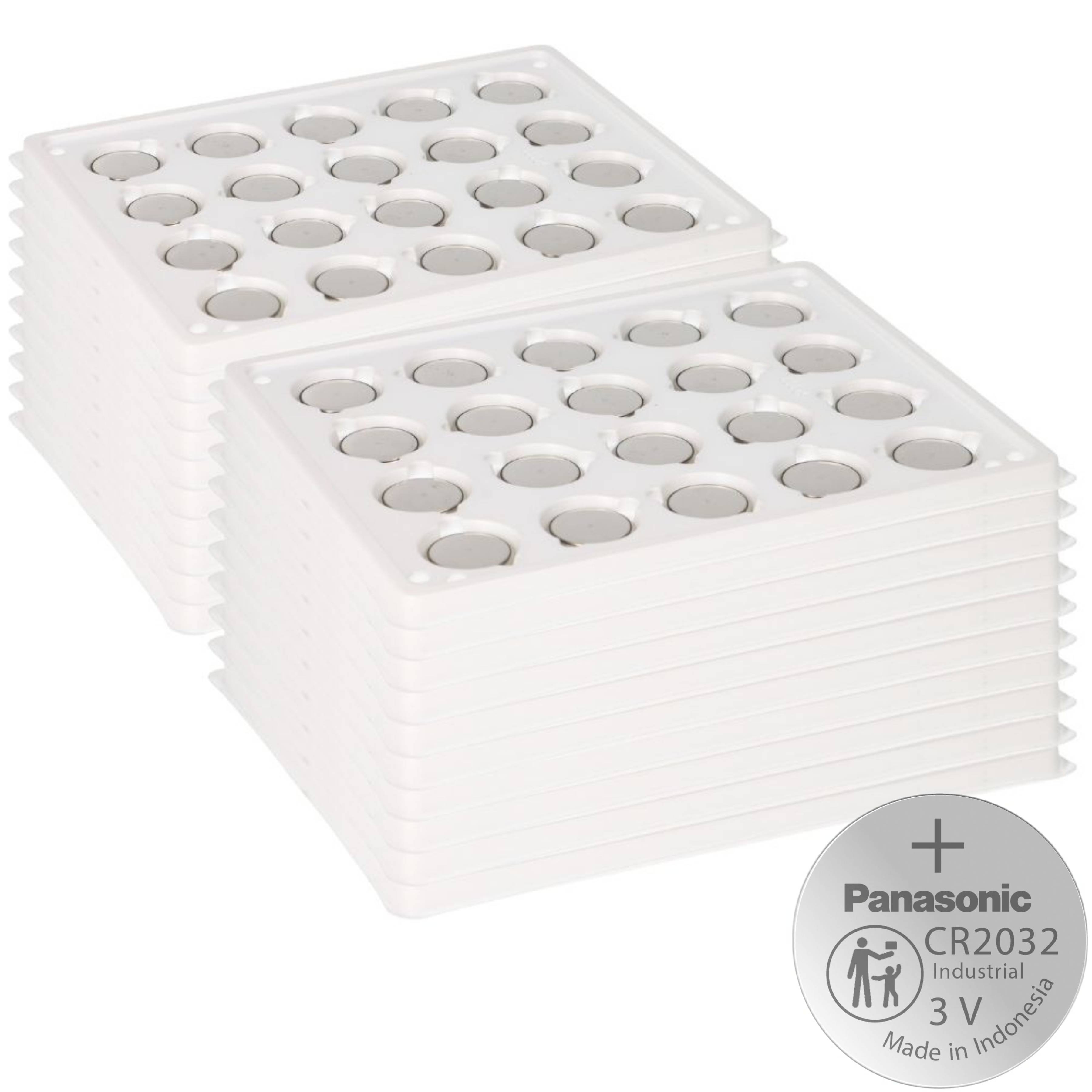 400x Panasonic CR2032 Batterie Lithium Knopfzelle CR2032BS Bulk