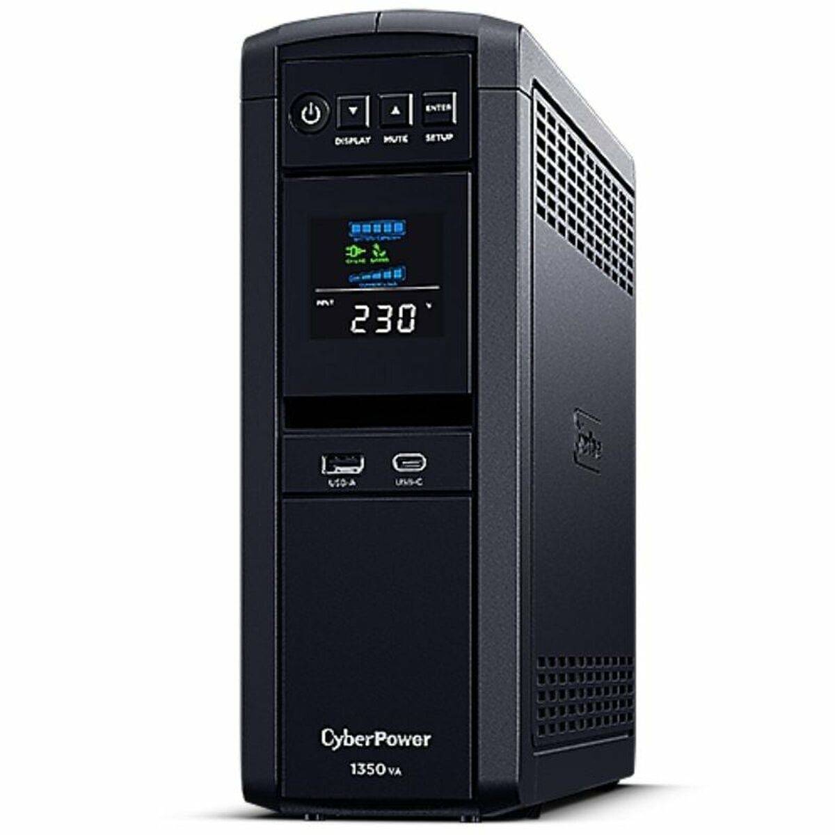 CyberPower Systems CyberPower CP1350EPFCLCD Line-Interaktiv 1350VA 6AC-Ausgänge Tower Schwarz Unterbrechungsfreie Stromversorgung (UPS)