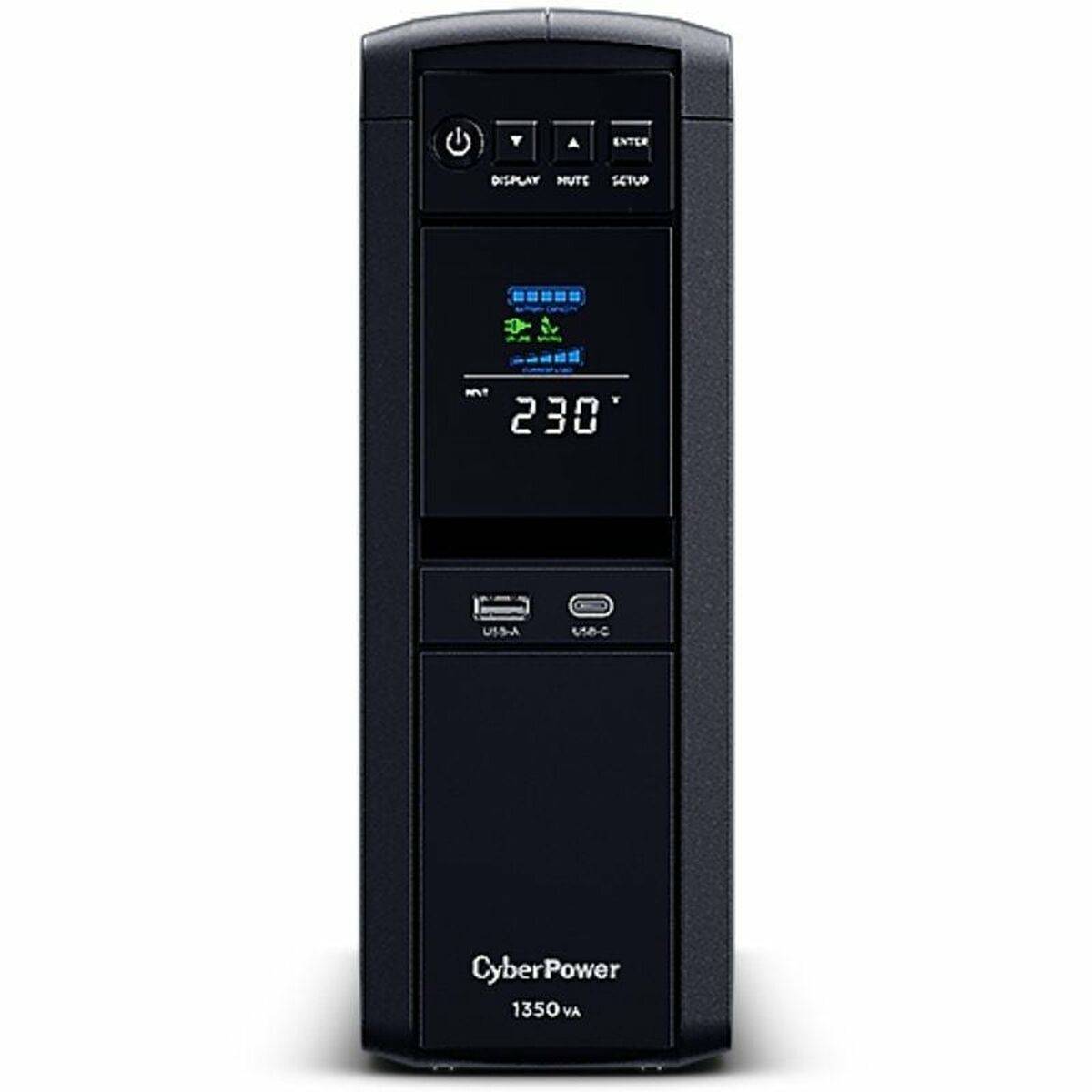 CyberPower Systems CyberPower CP1350EPFCLCD Line-Interaktiv 1350VA 6AC-Ausgänge Tower Schwarz Unterbrechungsfreie Stromversorgung (UPS)