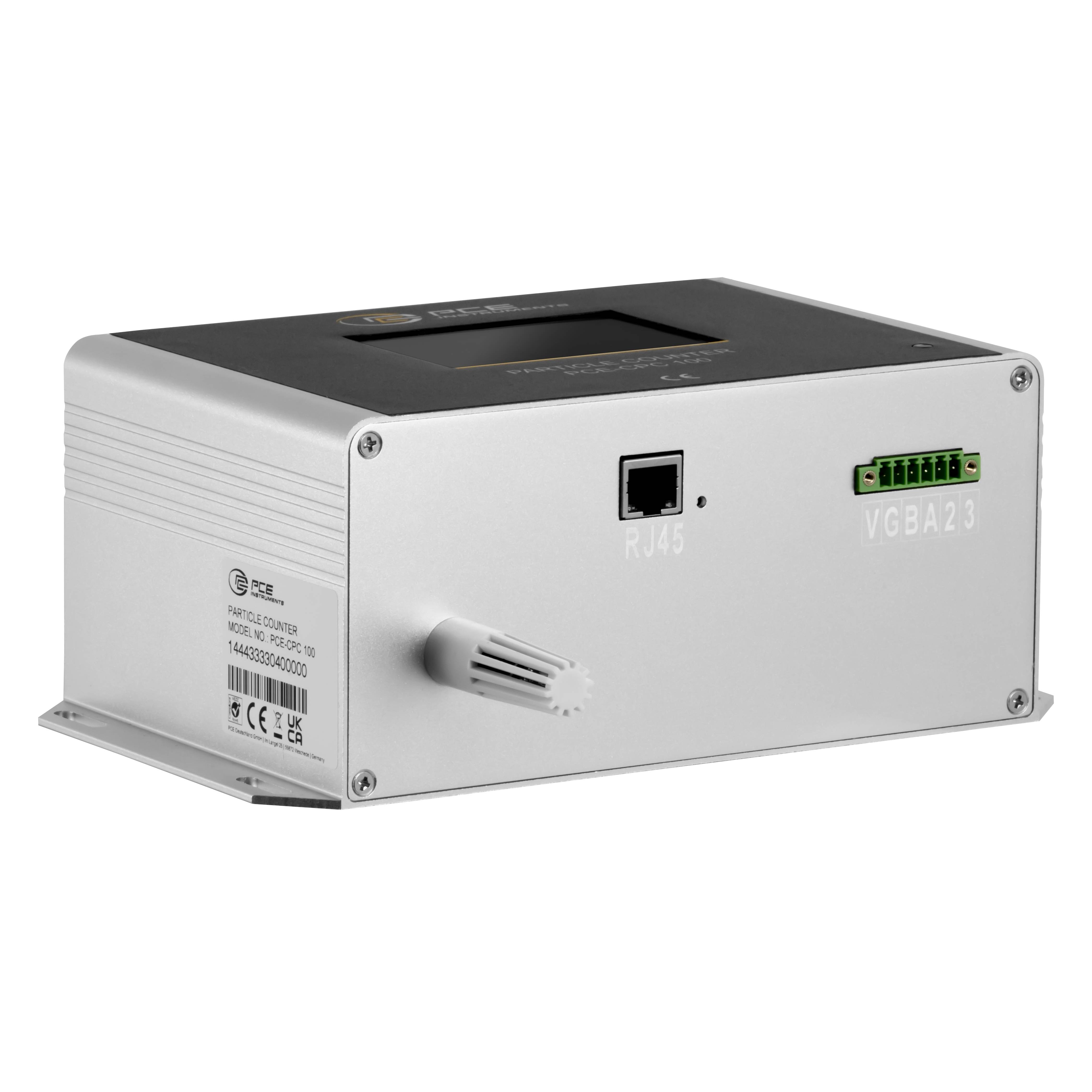 PCE Instruments Reinraum-Partikelzähler PCE-CPC 100 |Partikelkonzentration 0,3 µm..10 µm |Temperatur- und Feuchtemessung