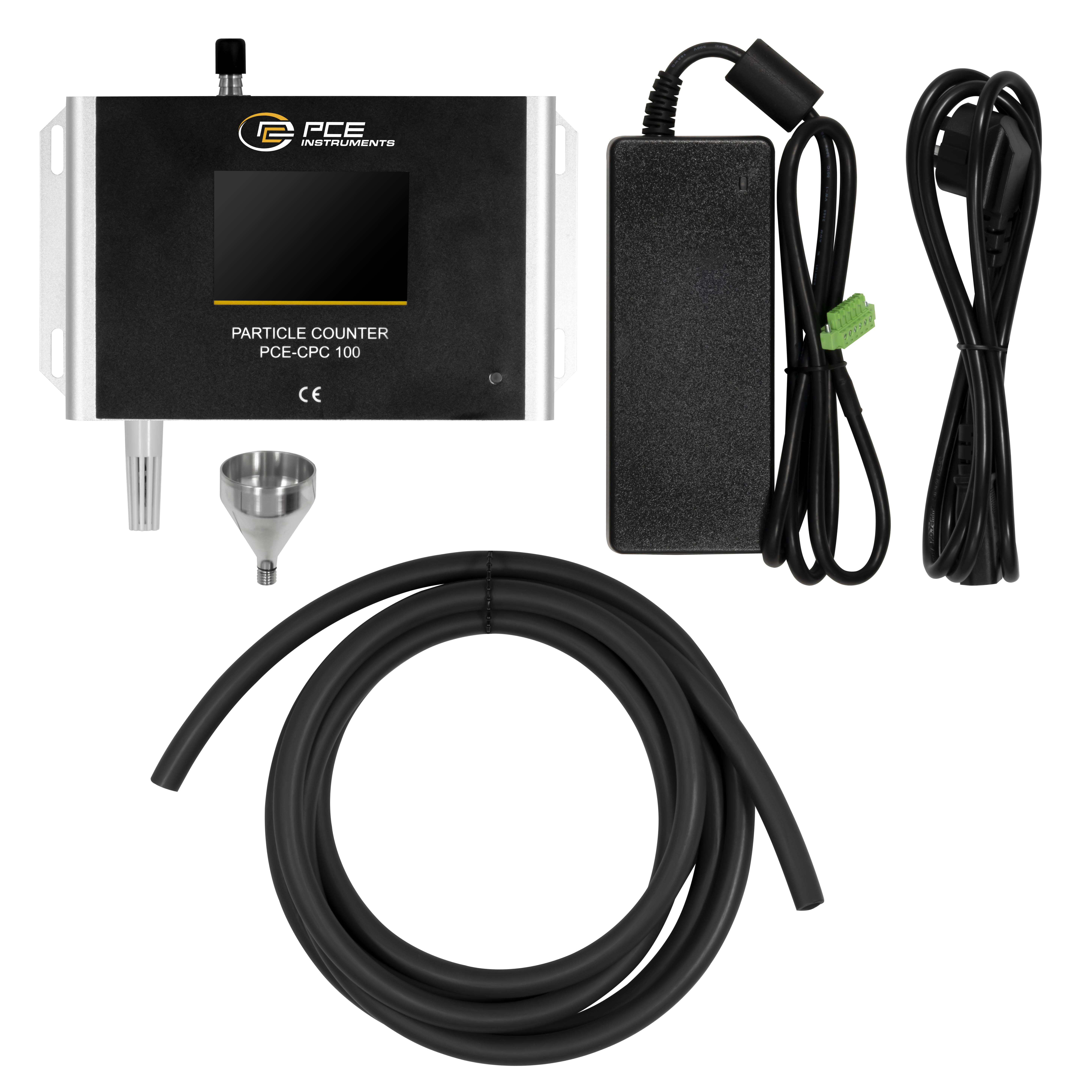 PCE Instruments Reinraum-Partikelzähler PCE-CPC 100 |Partikelkonzentration 0,3 µm..10 µm |Temperatur- und Feuchtemessung