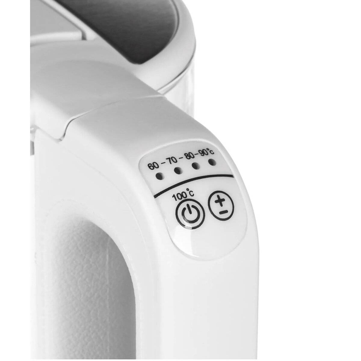 Mesko MS 1301 Wasserkocher 1,7 L - 2200 W, mit Temperaturregelung & Warmhaltefunktion, Weiß