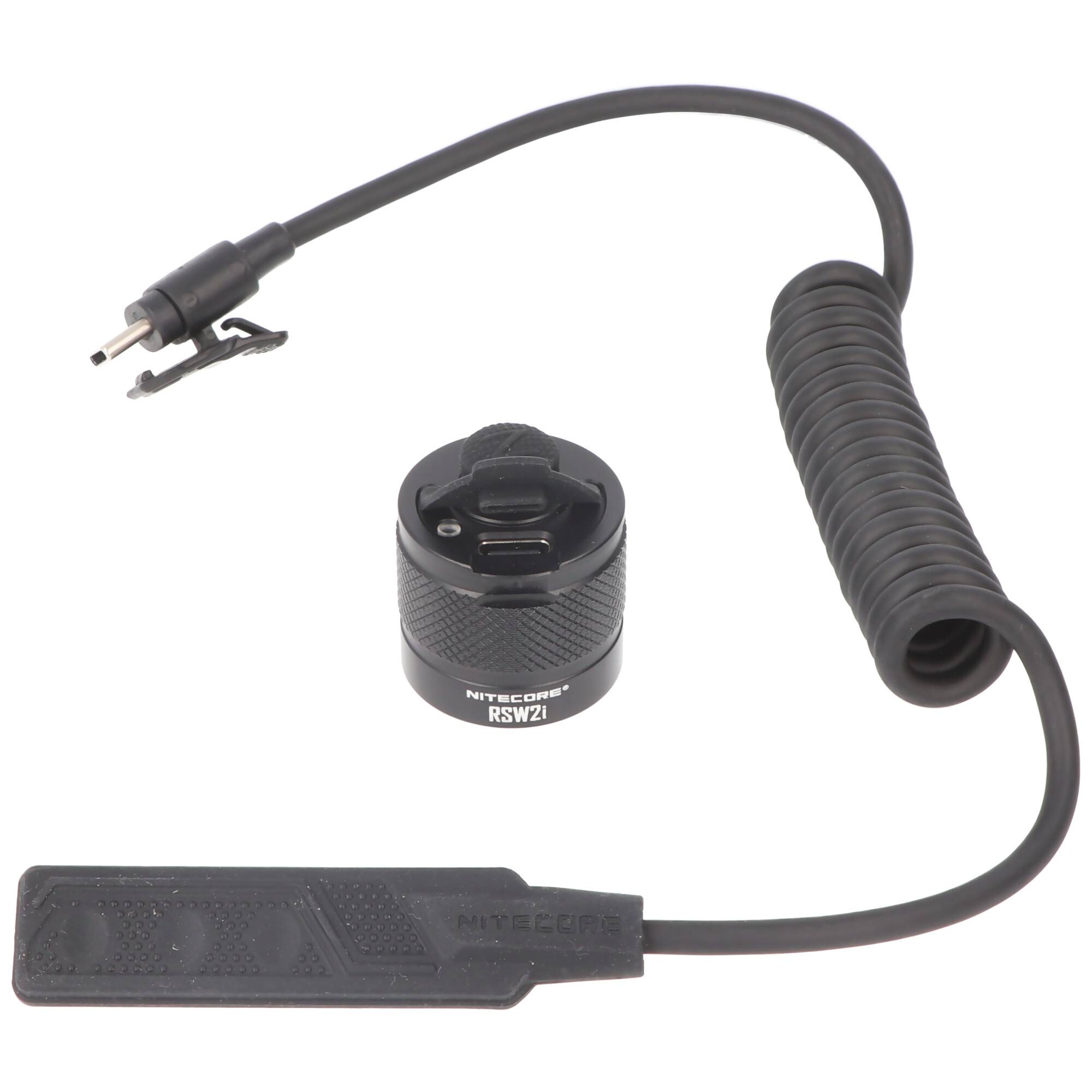 Nitecore Fernschalter RSW2i, Kabelschalter nur für Nitecore P10i, P20i, P20UVi, P30i und i4000R