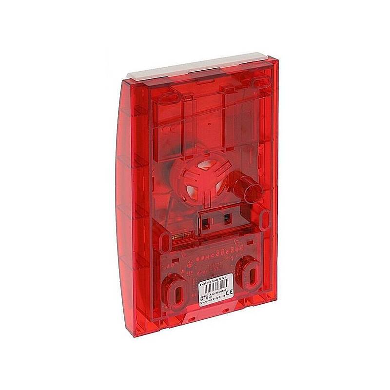 Satel SP-4001 R Opt.-akust. Außensirene rot 120dB, Sirene | Einsatzgebiet:Außenbereich | Sirenenlautstärke:120 dB | Leu