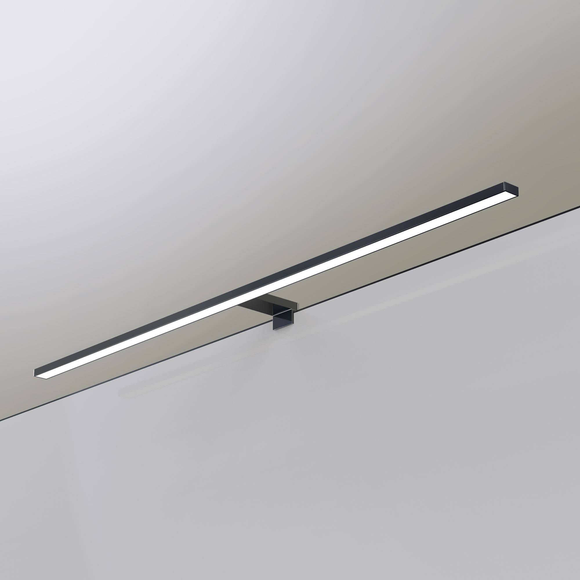 kalb | 100cm LED Badleuchte Badlampe Spiegellampe Spiegelleuchte 230V warmweiß, schwarz