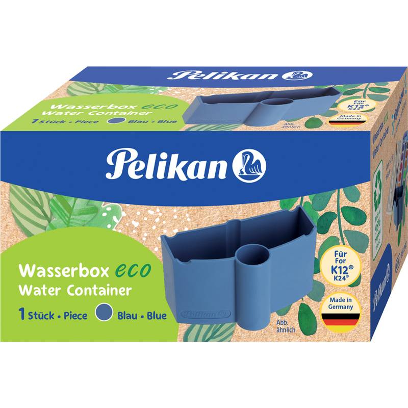 Pelikan Wasserbox eco für Deckfarbkasten K12, blau