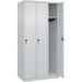 Garderobenschrank CLASSICB900xT500xH1850 mm RAL 7035/7035, 3 Abteile bodenstehend - Artikel: 7830951025 Garderobenschrank CLASSICB900xT500xH1850 mm RAL 7035/7035, 3 Abteile bodenstehend - Artikel: 7830951025