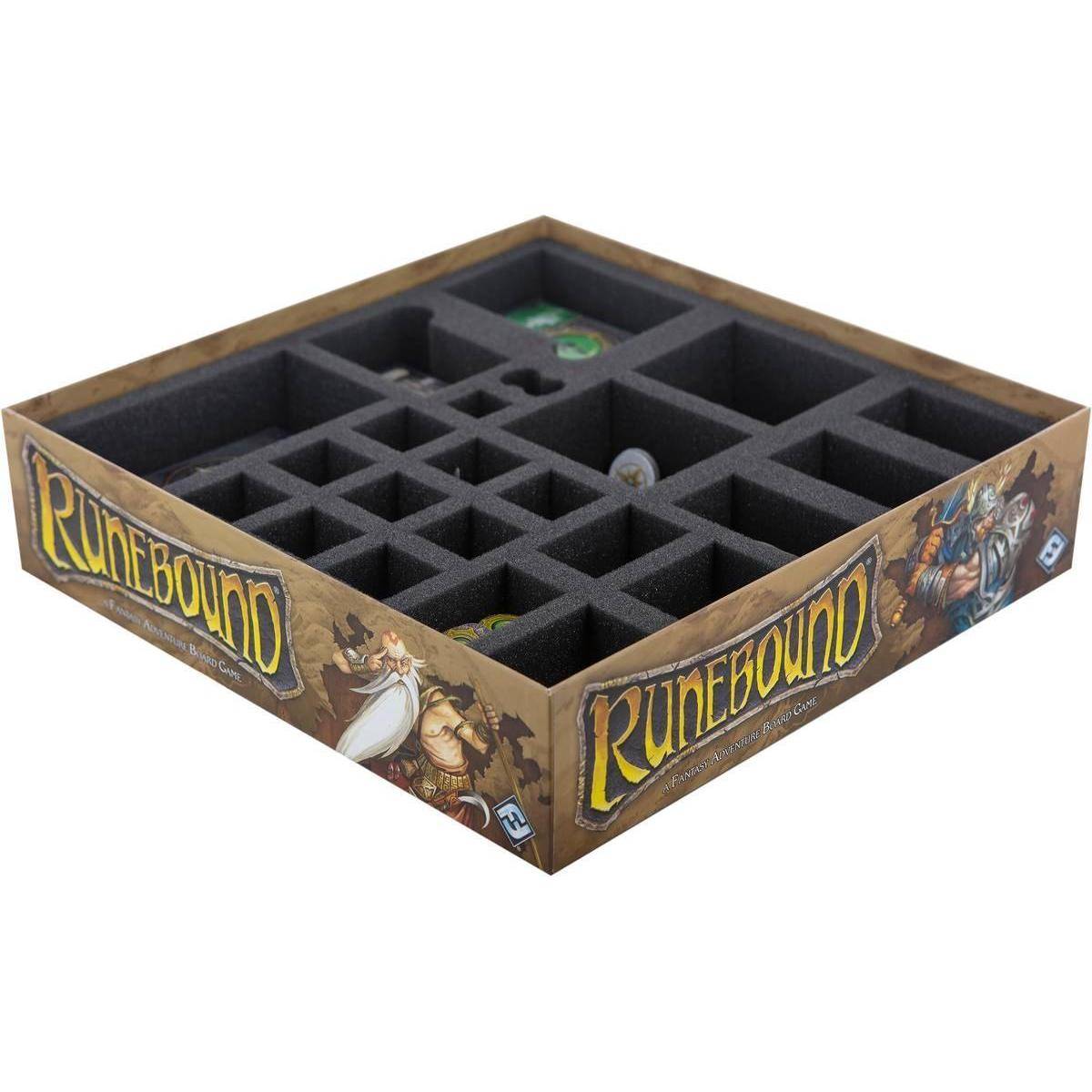 AF56SET - Schaumstoff-Set für Runebound (3. Edition) - Brettspielbox