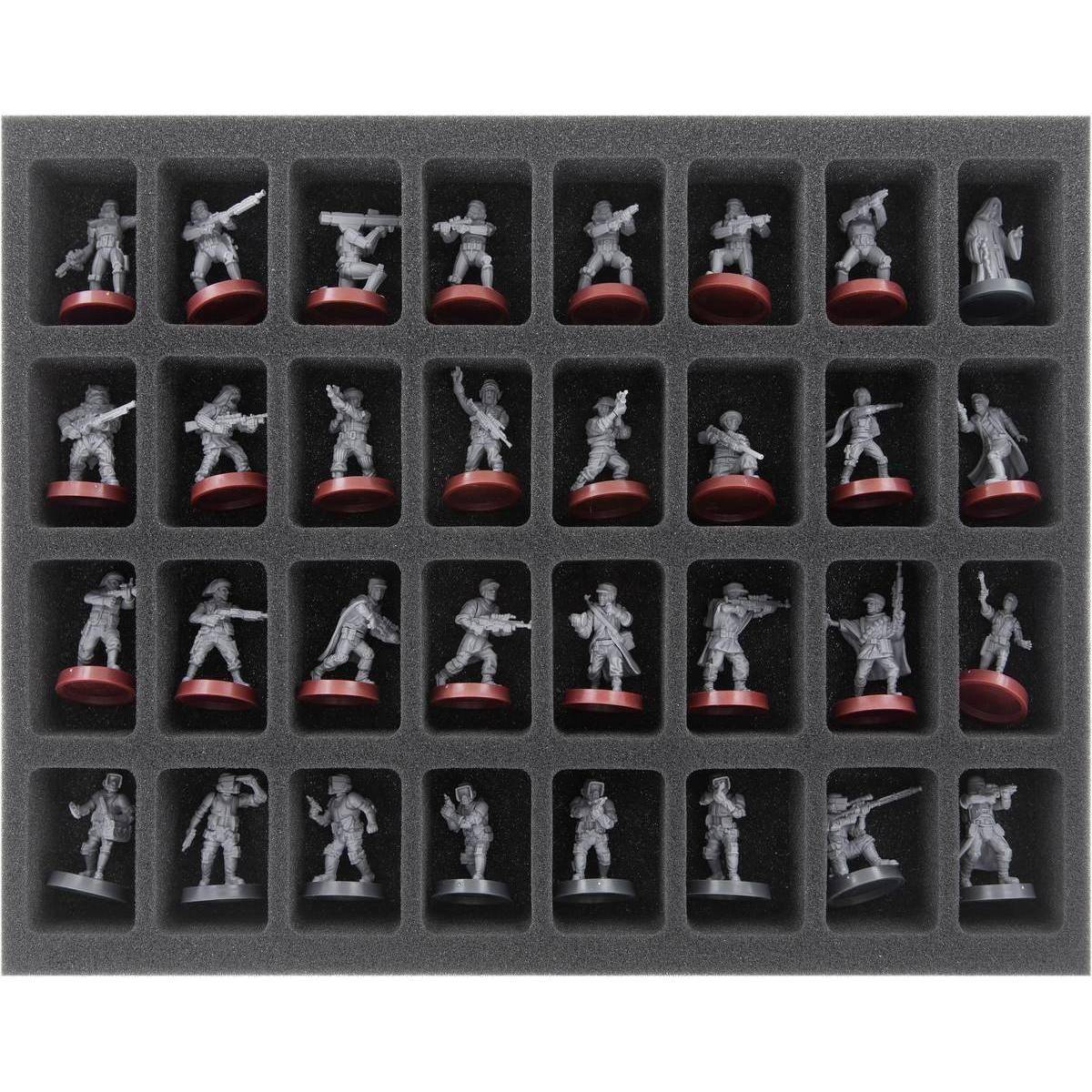 FS040LG08 - Schaumstoffeinlage für Star Wars Legion - 32 Miniaturen