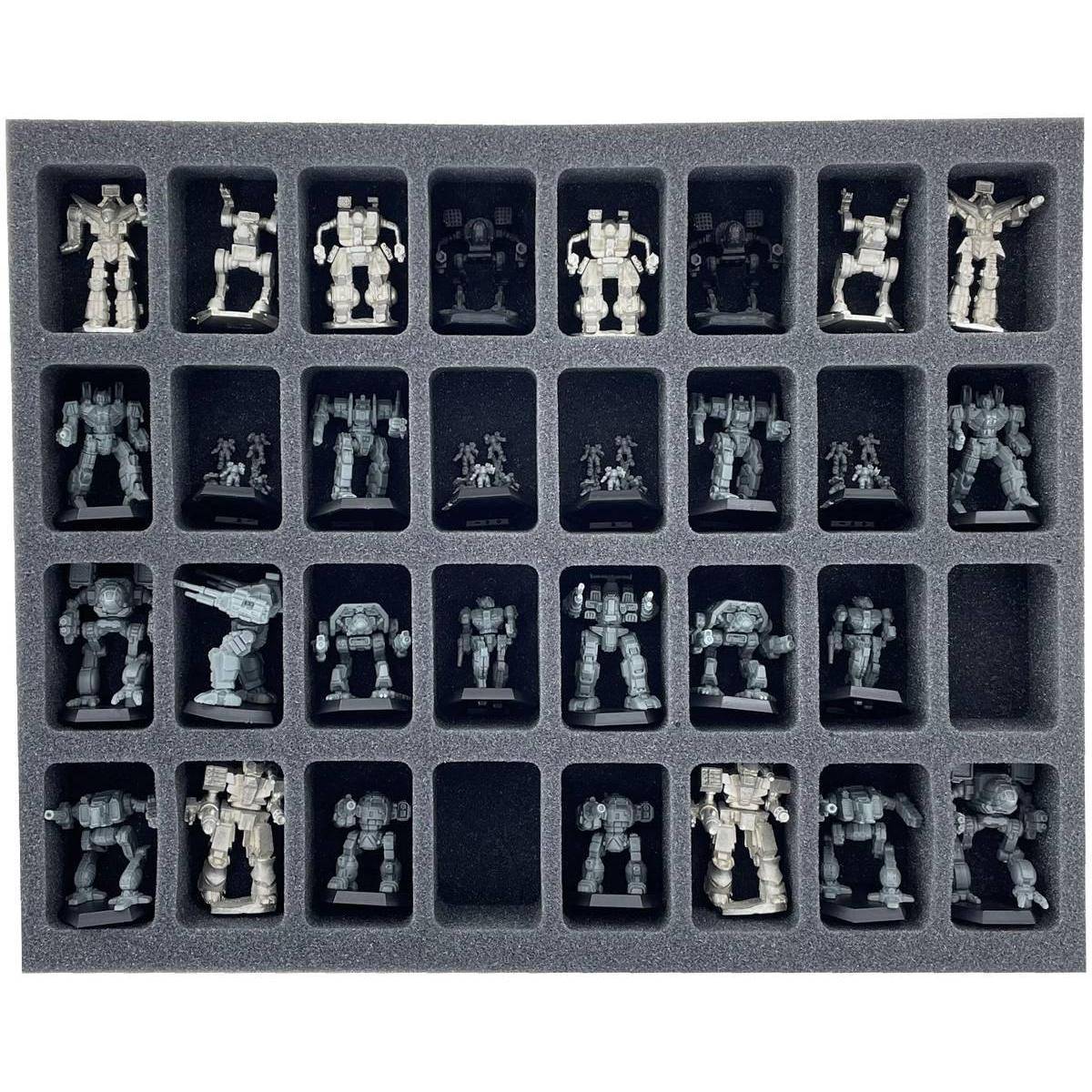 FS040A028 - Schaumstoffeinlage für Battletech - 32 Mechs