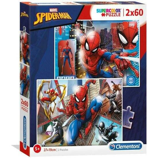 Marvel Spiderman Puzzle 2x60Stück
