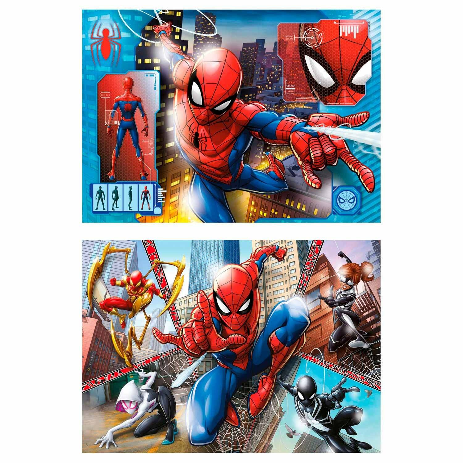 Marvel Spiderman Puzzle 2x60Stück