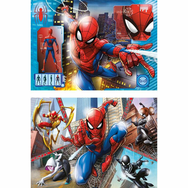 Marvel Spiderman Puzzle 2x60Stück