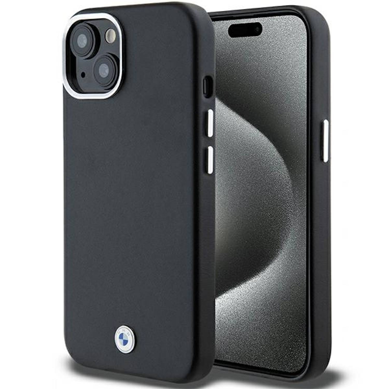 BMW Apple iPhone 15 Plus / 14 Plus Signature Wrapped Metal MagSafe