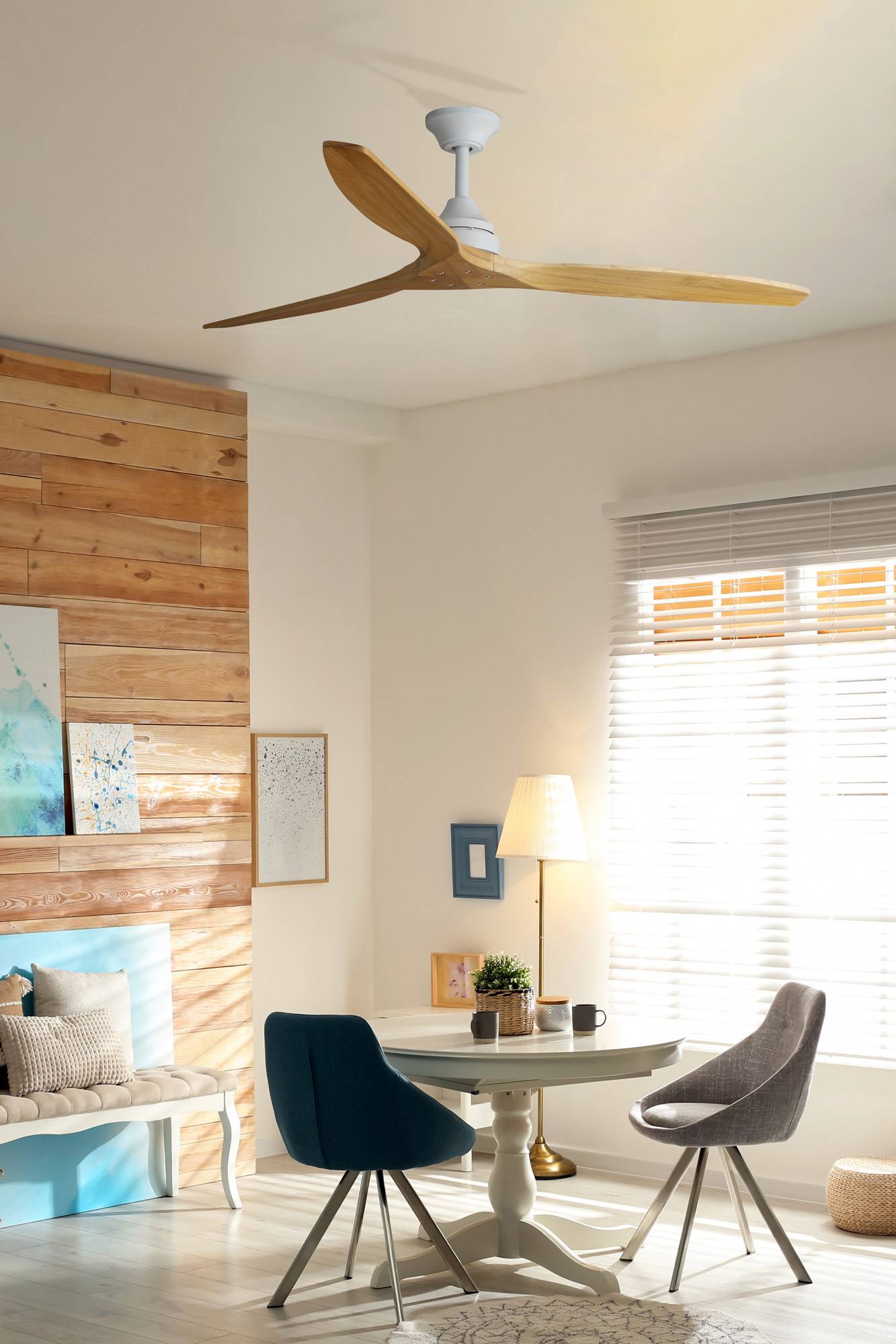 DC Deckenventilator Alo Weiß mit Fernbedienung